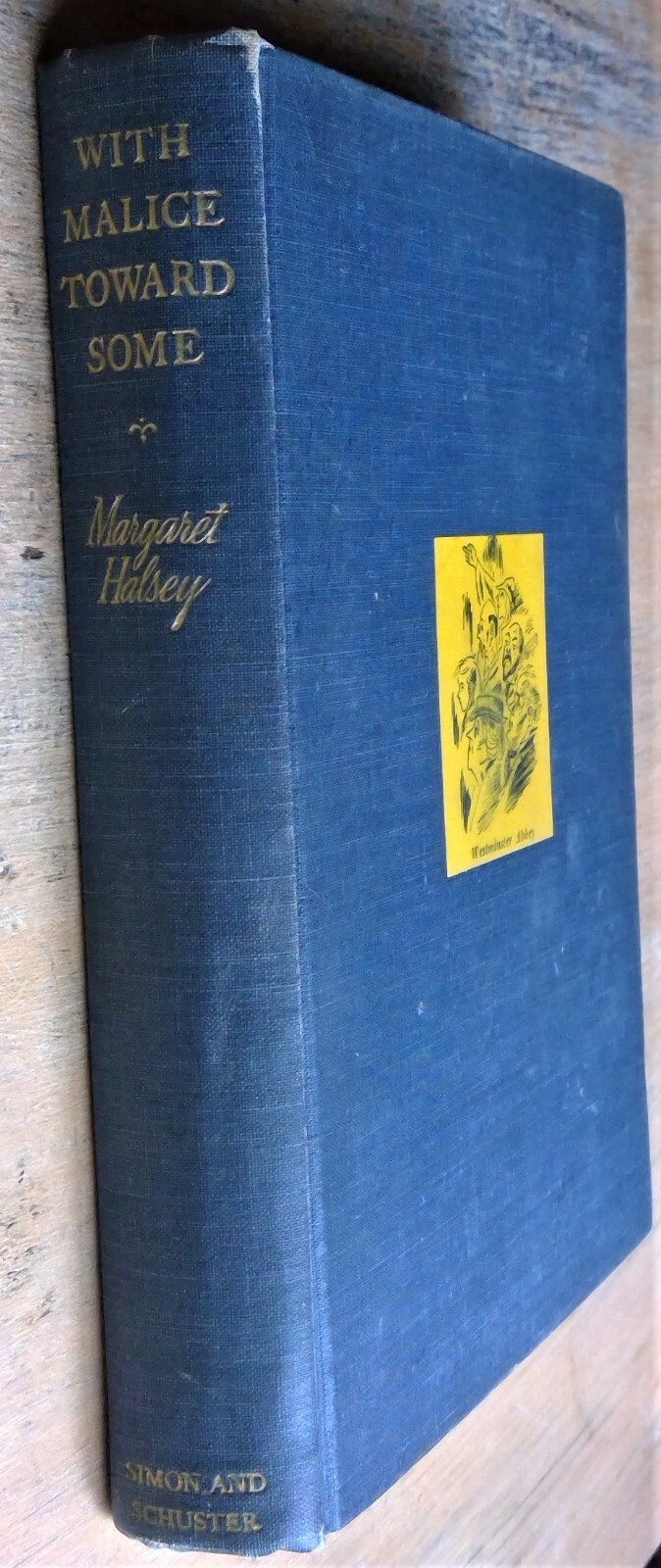 With Malice Toward Some by Margaret Halsey 1938 illustrated by Peggy Bacon HC