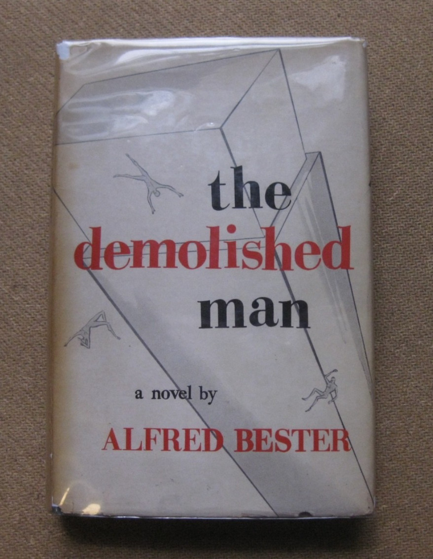 THE DEMOLISHED MAN by Alfred Bester - 1st/2nd HCDJ 1953 Shasta - sci-fi
