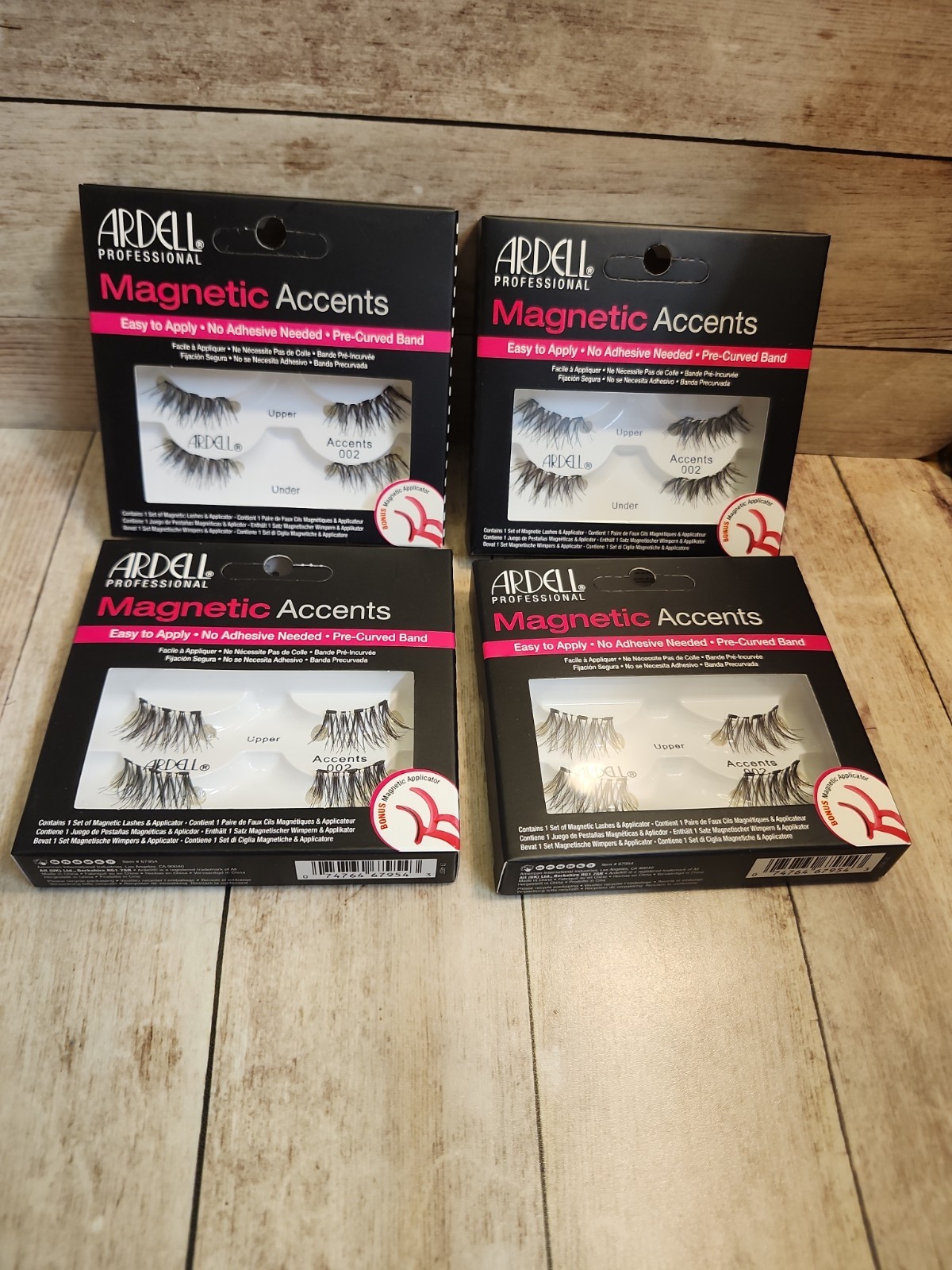 Ardell Professional Magnetic Accents 002 Lashes 4 Pack