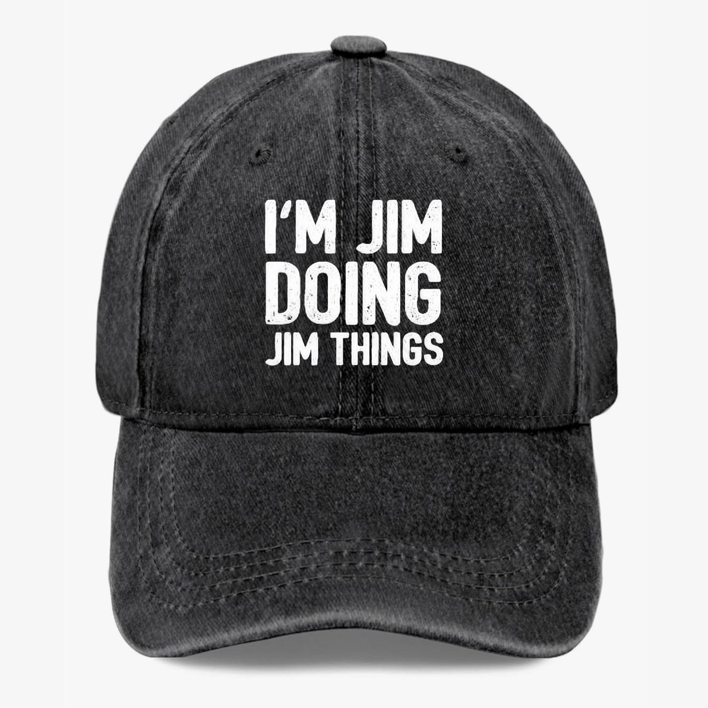 Funny Jim Hat I'm Jim Doing Jim Things Baseball Cap Gift Adjustable