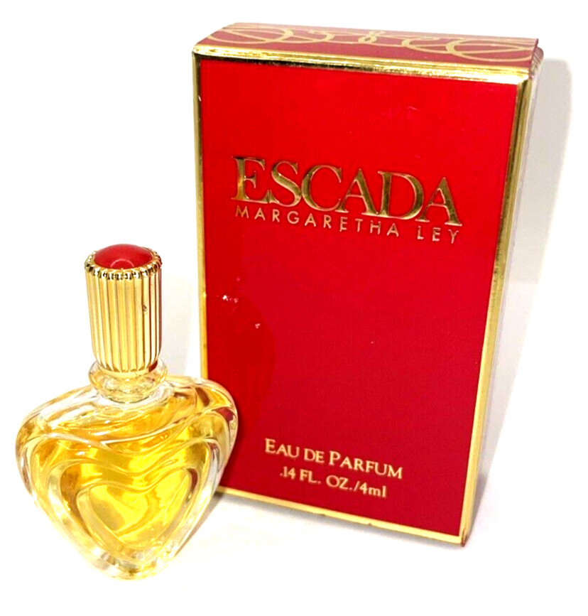 MARGARETHA LEY ESCADA 4ML Eau de Parfum Splash Classic, Rare MARGARETHA LEY ESCADA 4ML Eau de Parfum Splash Classic, Rare