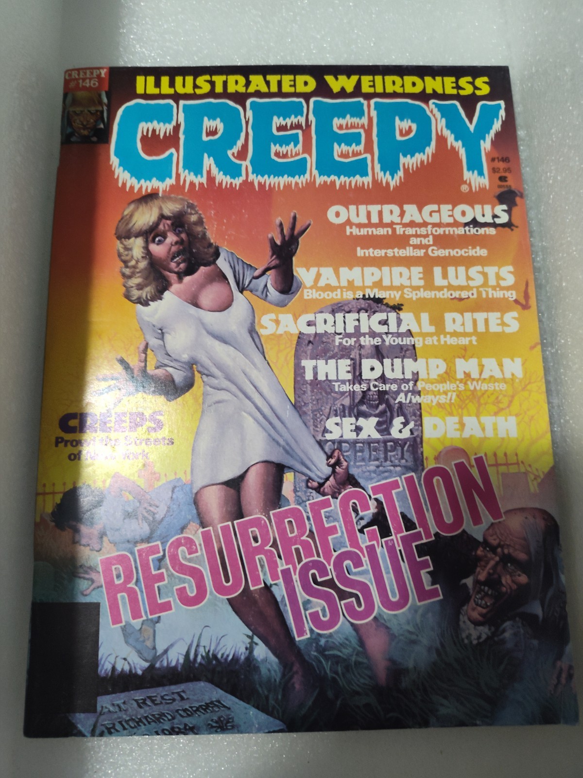 CREEPY Magazine #146 Warren Pub Last Issue - Corben Frazetta Toth Wood Heath CREEPY Magazine #146 Warren Pub Last Issue - Corben Frazetta Toth Wood Heath