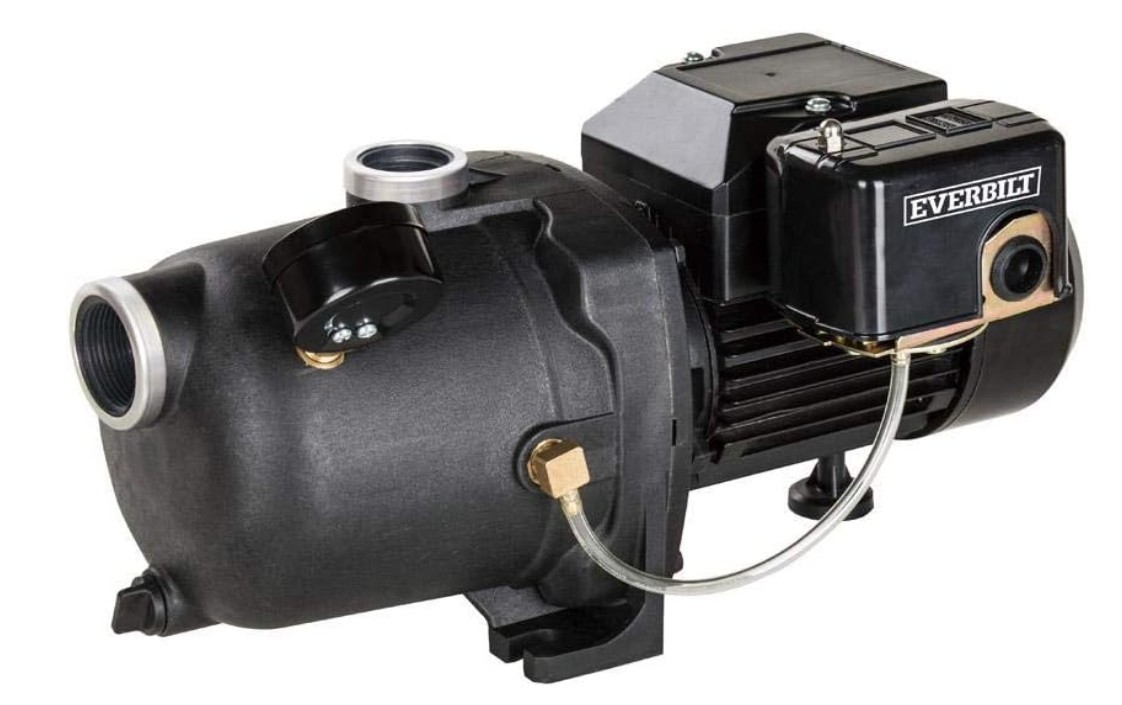 Everbilt Shallow Well Jet Pump 3/4 HP 8 GPM Thermoplastic Housing NIB