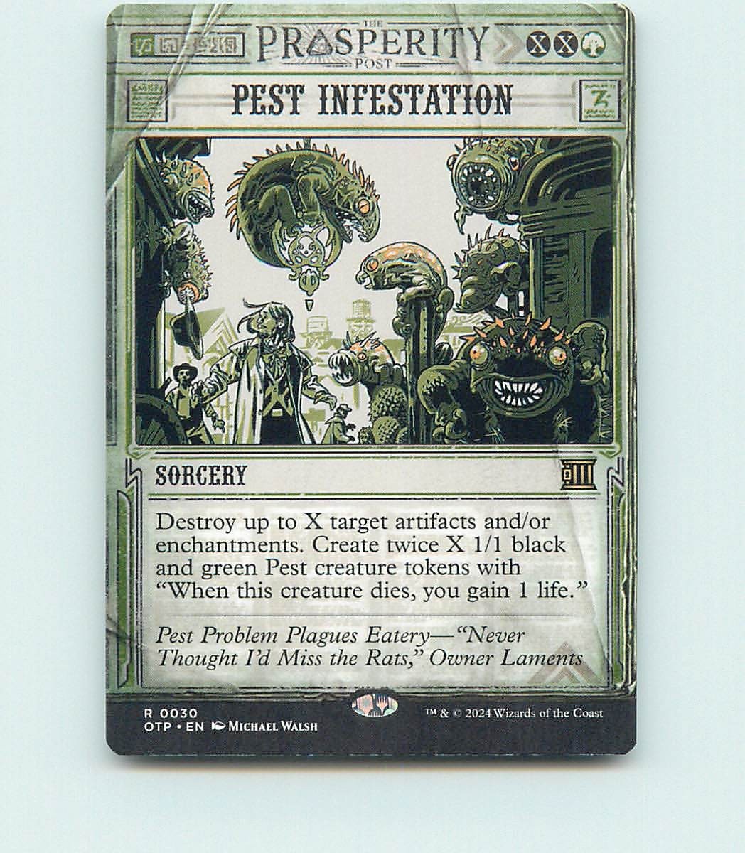Pest Infestation R30 MTG Outlaws of Thunder Junction: Breaking News (OTP)