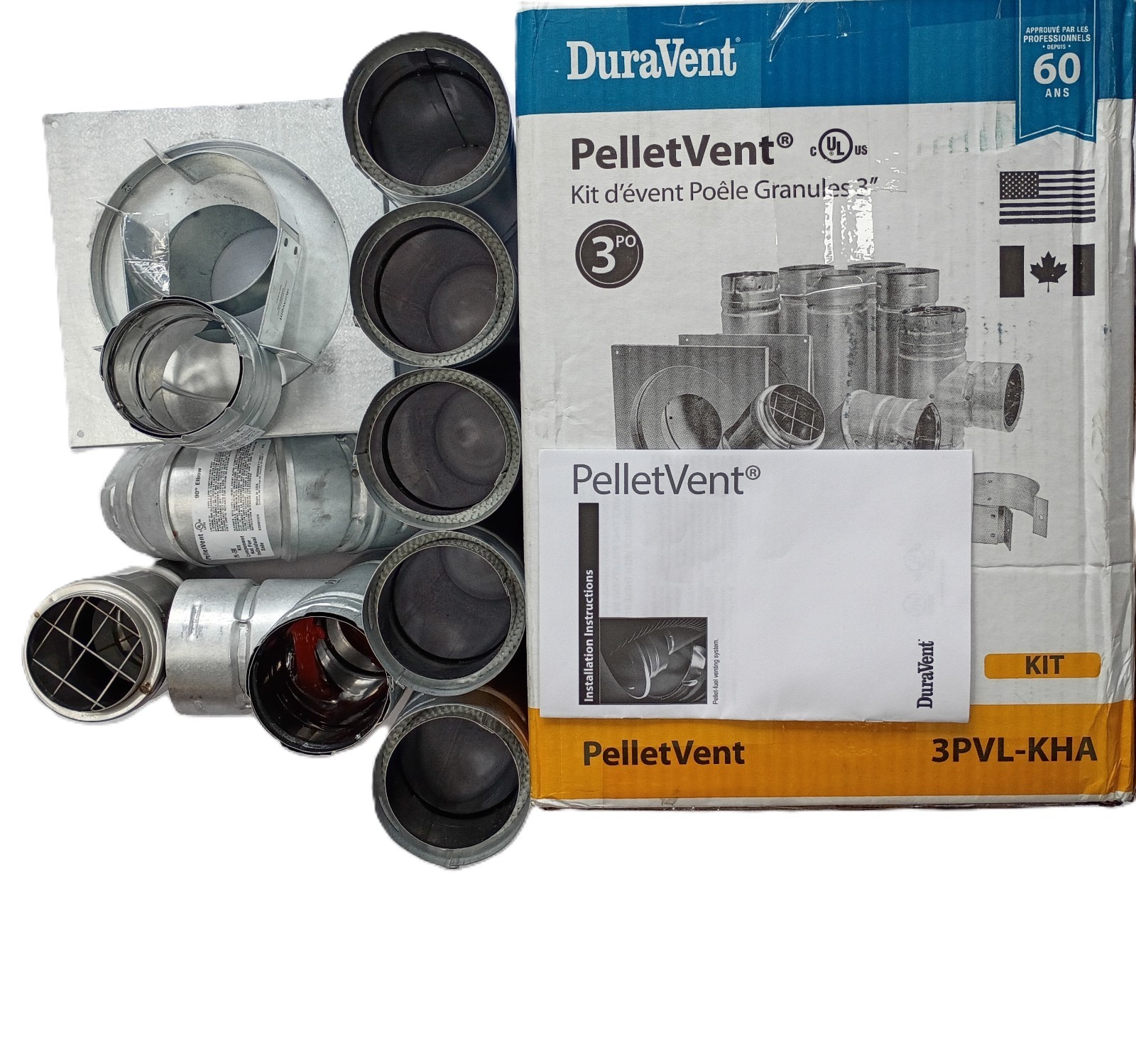 PelletVent 3PVL-KHA DuraVent 3\