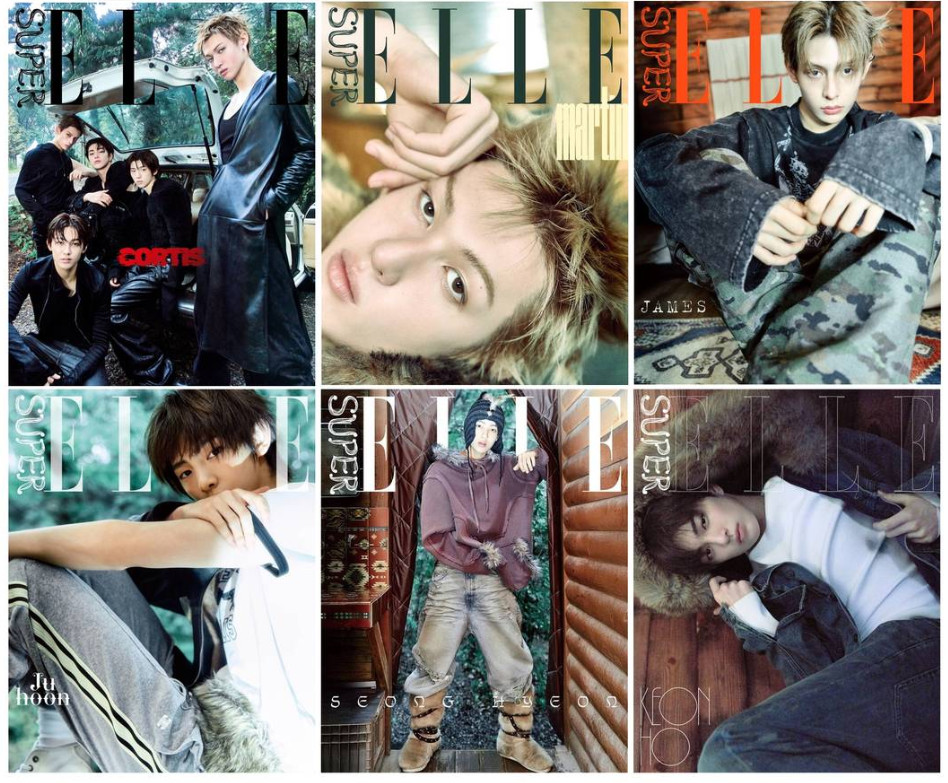 CORTIS MAGAZINE SUPER ELLE 2025 NOVEMBER OFFICIAL MARTIN JAMES JUHOON SEONGHYEON