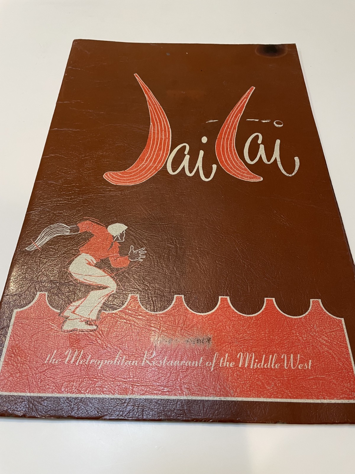 Vintage 1976 Hartford Jai Alai Fronton Restaurant Menu With Leather Cover Rare Vintage 1976 Hartford Jai Alai Fronton Restaurant Menu With Leather Cover Rare
