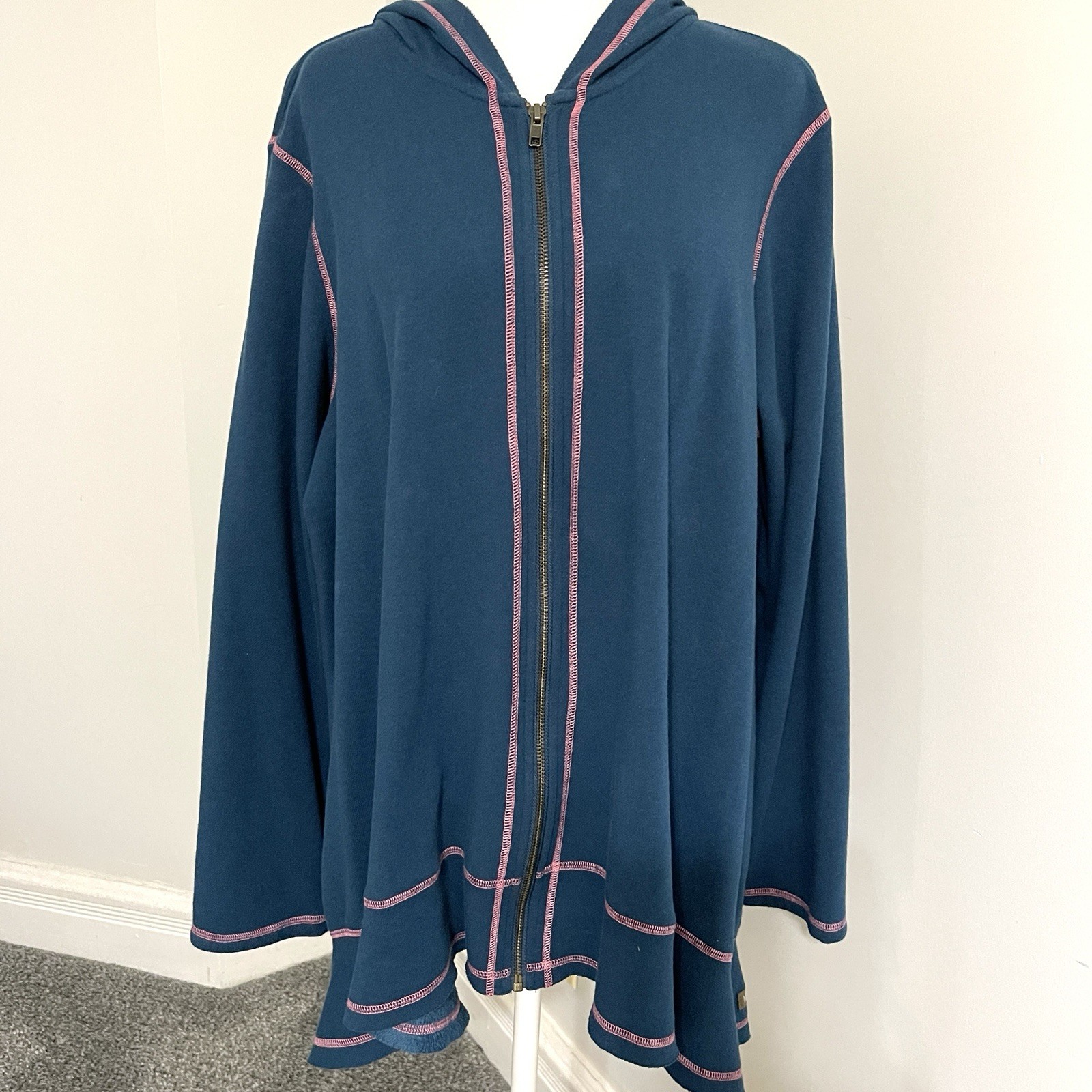 Matilda Jane Be Present Hoodie Womens XXL Fleece Lined Full Zip Jacket Matilda Jane Be Present Hoodie Womens XXL Fleece Lined Full Zip Jacket