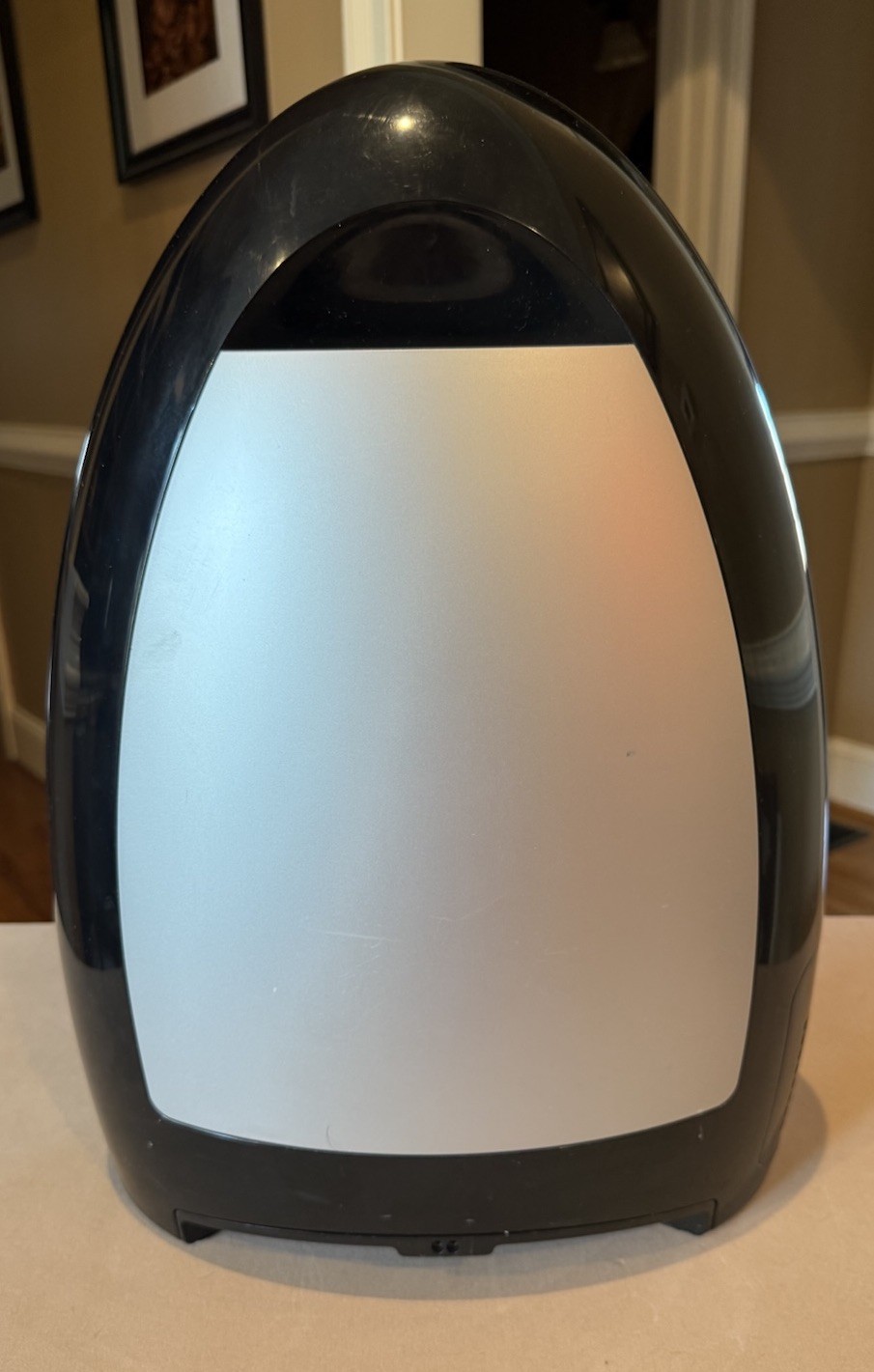 Eye Vac Home Touchless Stationary Sensor Activated Vacuum Black Silver Model EVH