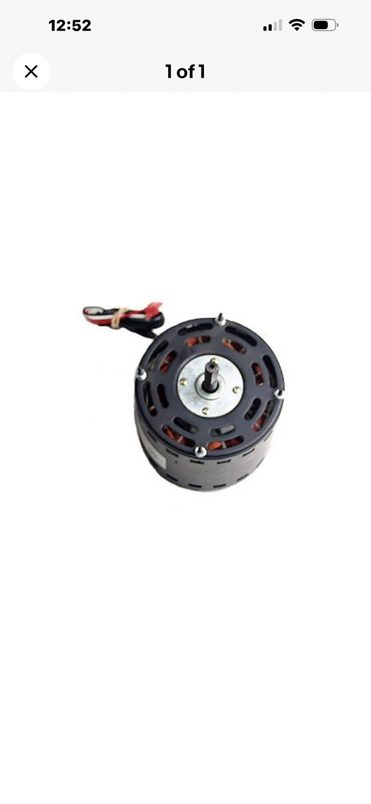 MAXX AIR XE425 Drum Fan Motor,120V AC,1/2 hp,2\ MAXX AIR XE425 Drum Fan Motor,120V AC,1/2 hp,2\