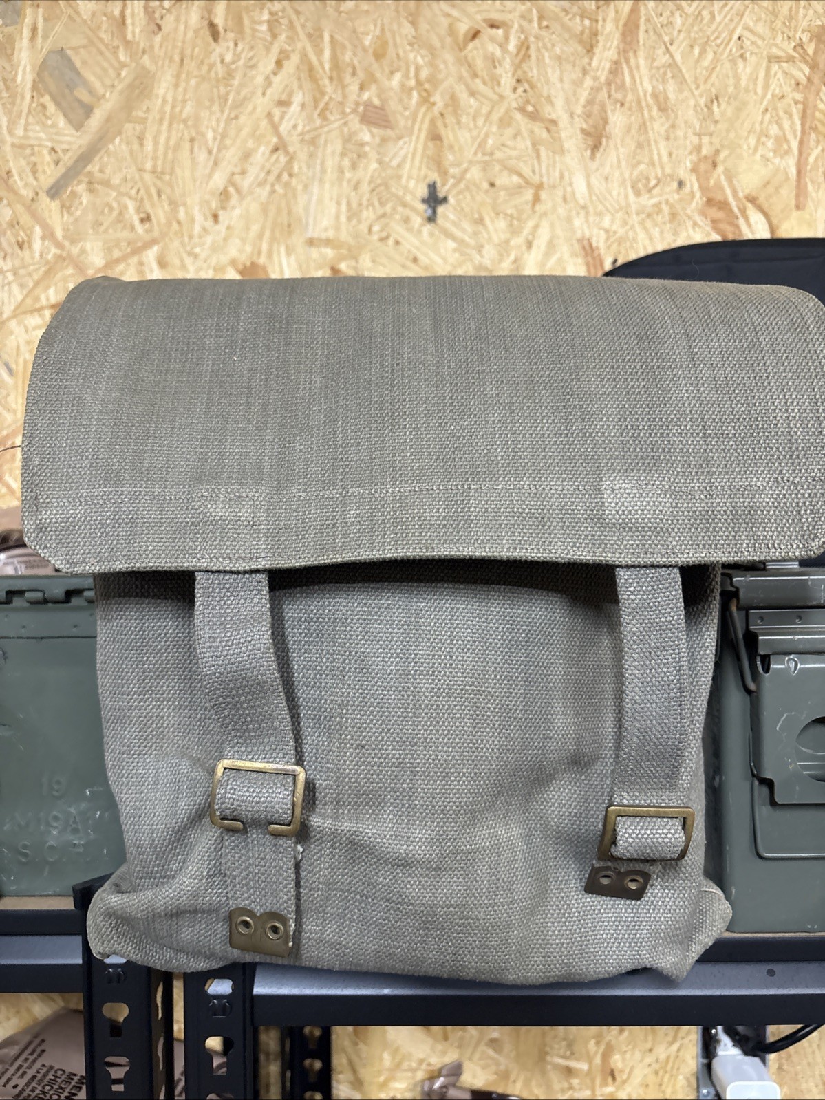 Original WWII British Army M37 Large Canvas Haversack Bag Original WWII British Army M37 Large Canvas Haversack Bag