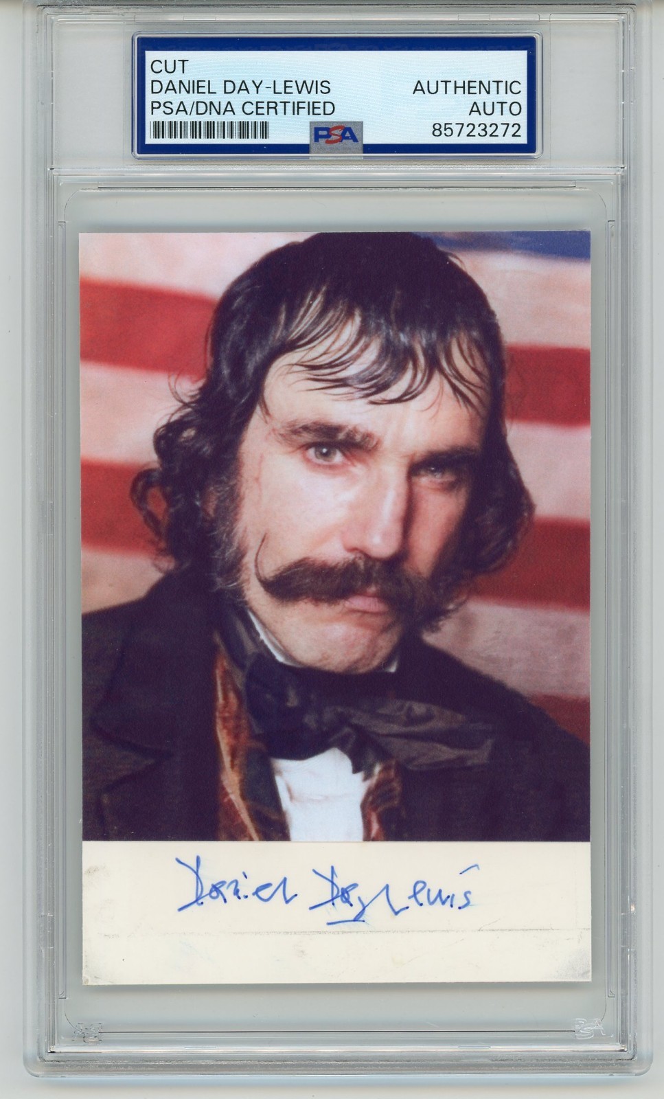 Daniel Day-Lewis ~ Signed Autographed Gangs of New York ~ PSA DNA Encased