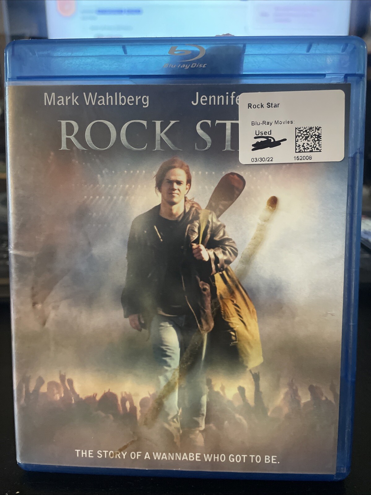 Rock Star (Blu-ray, 2014) Rare Mark Wahlberg Jennifer Aniston Rock Movie OOP