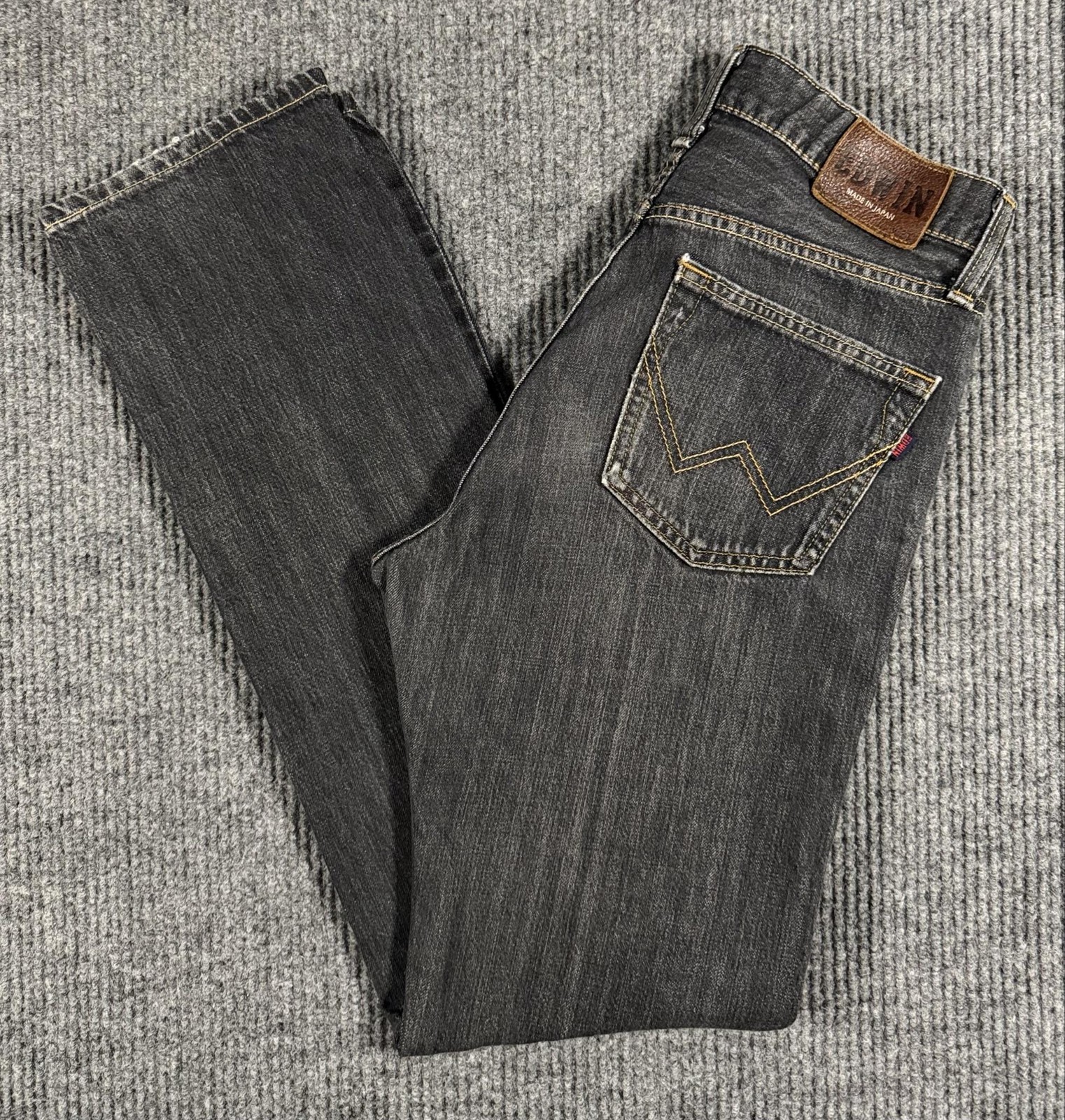 Vintage Edwin Jeans Mens 30x32 402 Straight International Basic Charcoal Japan