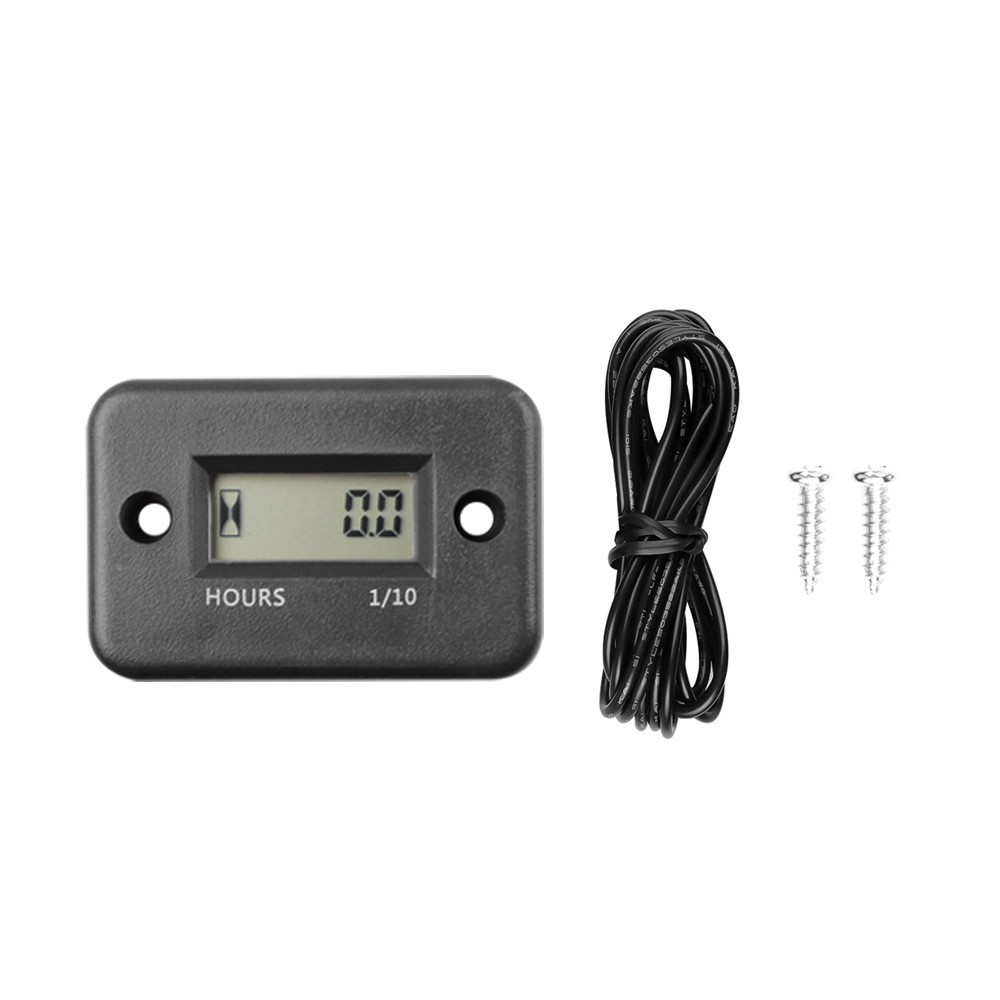 Waterproof Hour Meter for Motorcycle ATV Snowmobile Marine Boat Dirt Quad Bike