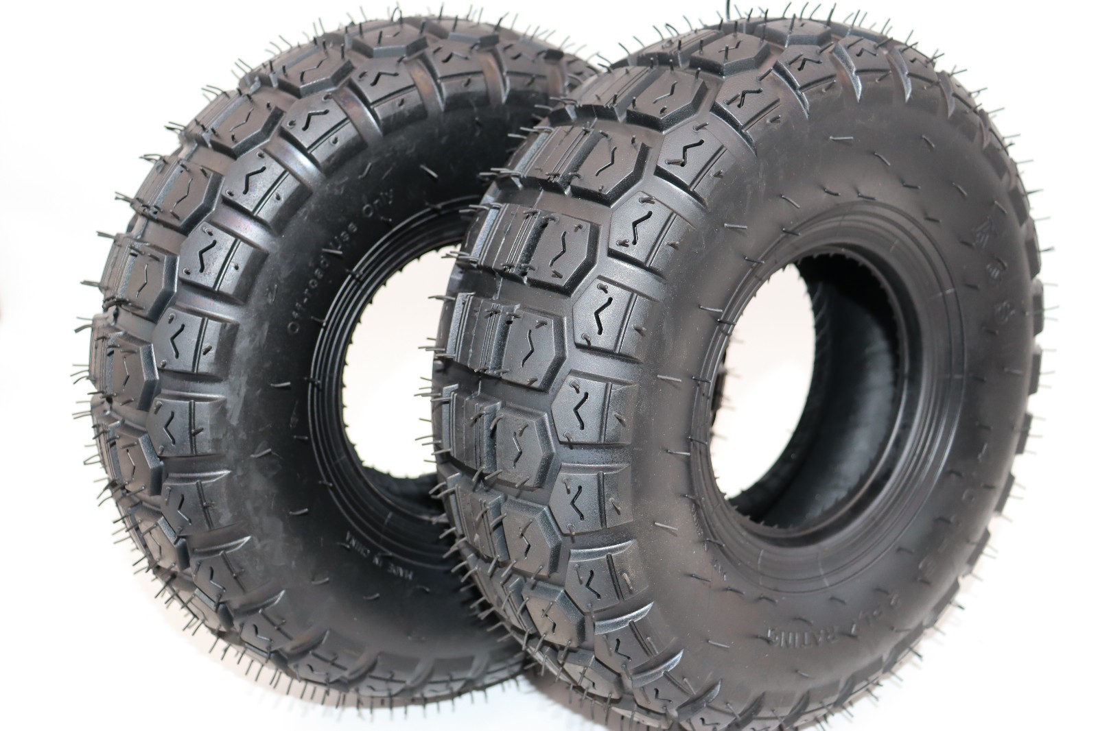 1973-1975 Honda QA50 Tires 4.00x5 NEW Correct Tread Pattern 2 Tire Set