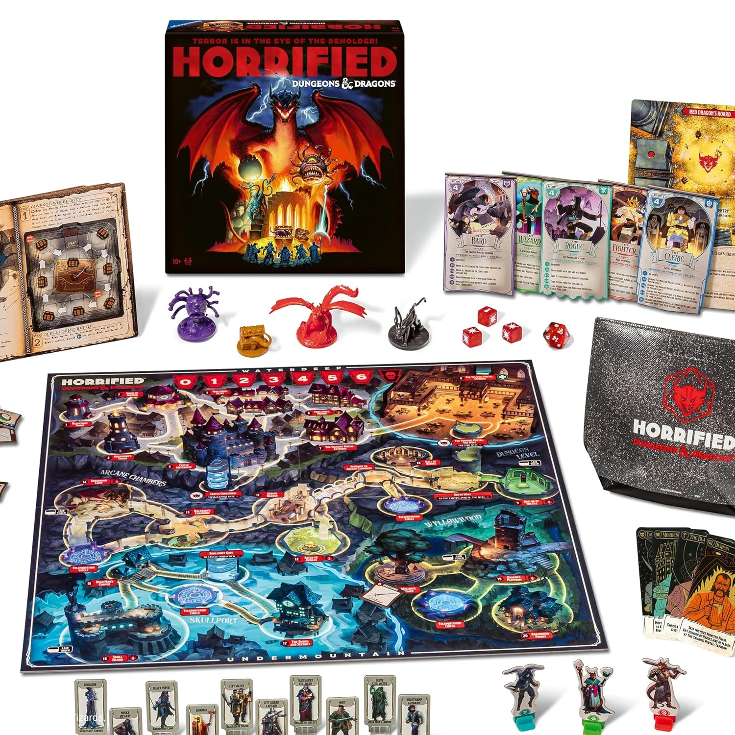 Dungeons & Dragons Horrified Board Game Strategy by Ravensburger Official Dungeons & Dragons Horrified Board Game Strategy by Ravensburger Official