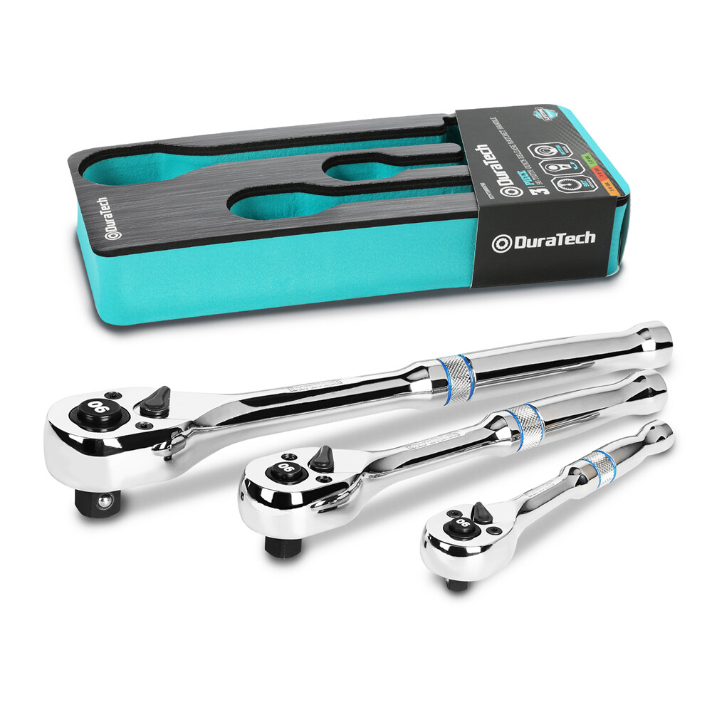 DURATECH 3PC Ratchet Set 1/4\
