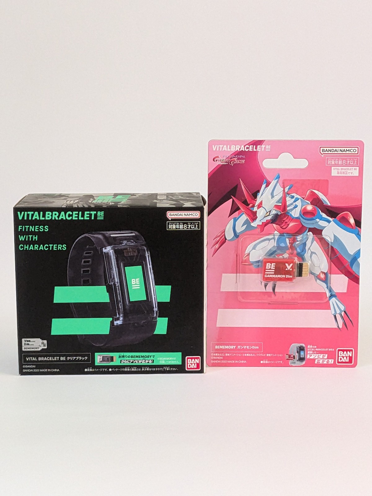 Digimon Vital bracelet BE DIGIVICE -VV- Digital Monster Clear black Japan New