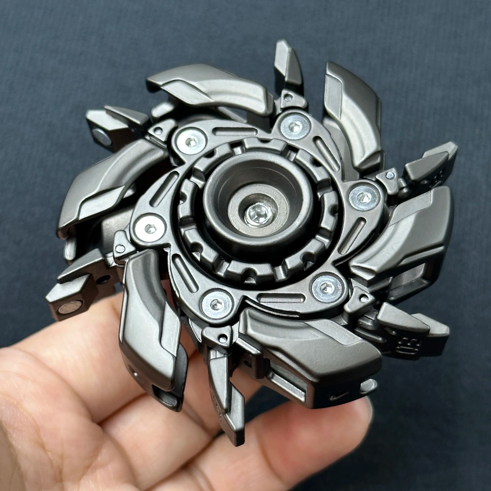 Metal Mechanical Fidget Spinner Alloy Hand EDC Gadget Stress Relief Desk Focus Metal Mechanical Fidget Spinner Alloy Hand EDC Gadget Stress Relief Desk Focus