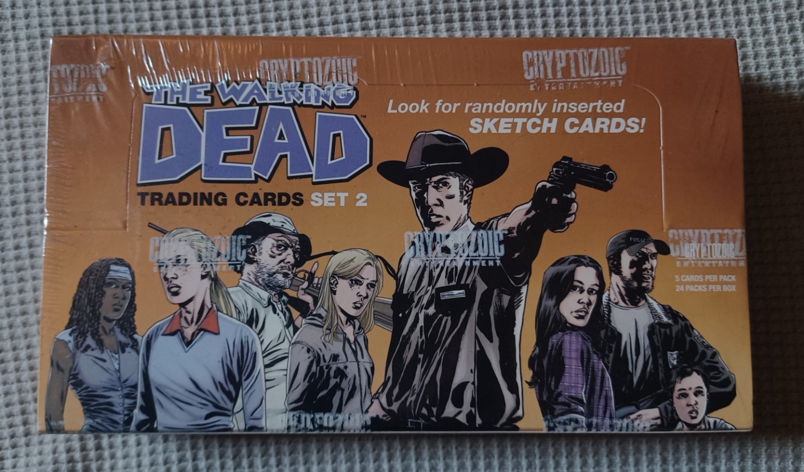 2013 THE WALKING DEAD COMIC BOOK TRADING CARDS SET 2  MINT SEALED BOX CRYPTOZOIC