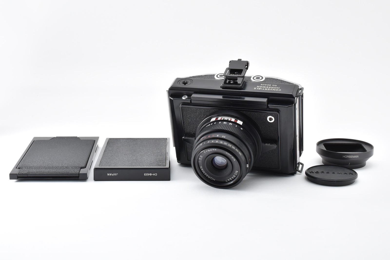 Rare [Exc+5] Horseman Convertible w/ 62mm f/5.6 Lens 10EXP 6x7 Film Back JAPAN