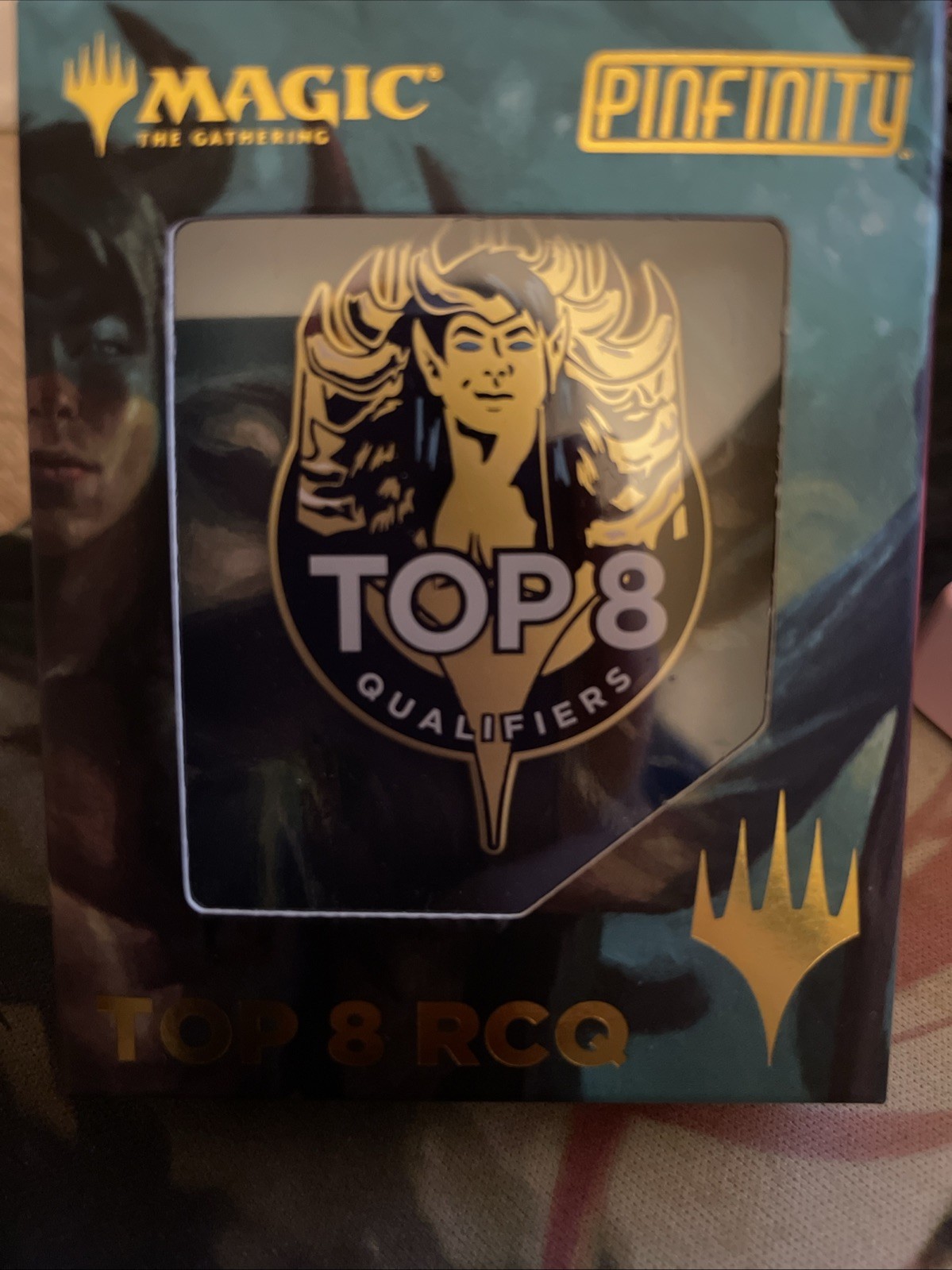 RCQ Top 8 Pinfinity Oko Pin - MTG New & Sealed Rare Metal Magic the Gathering RCQ Top 8 Pinfinity Oko Pin - MTG New & Sealed Rare Metal Magic the Gathering