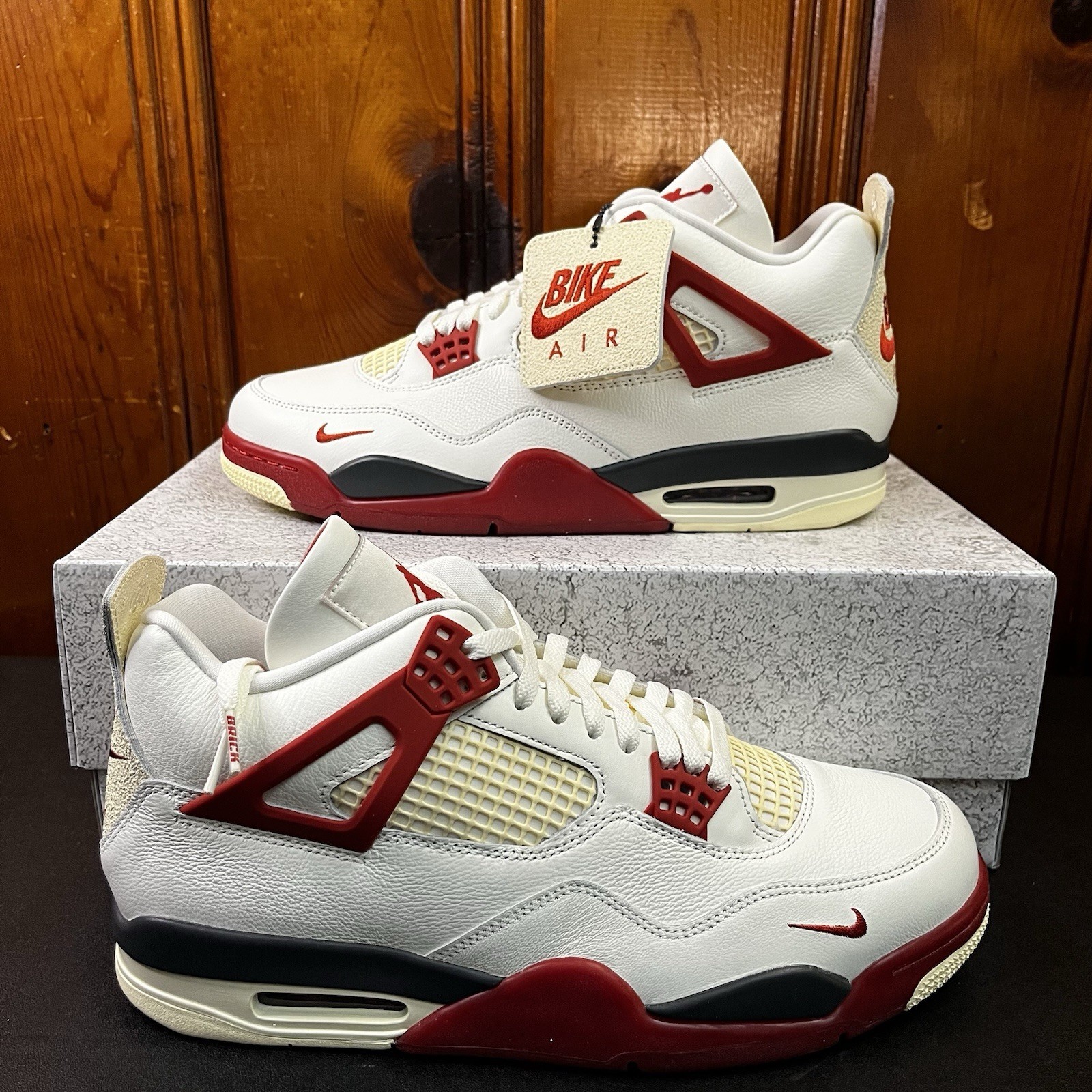 Jordan 4 Brick After Brick Nigel Sylvester Fire Red 2026 Release - Size 9 Men Jordan 4 Brick After Brick Nigel Sylvester Fire Red 2026 Release - Size 9 Men