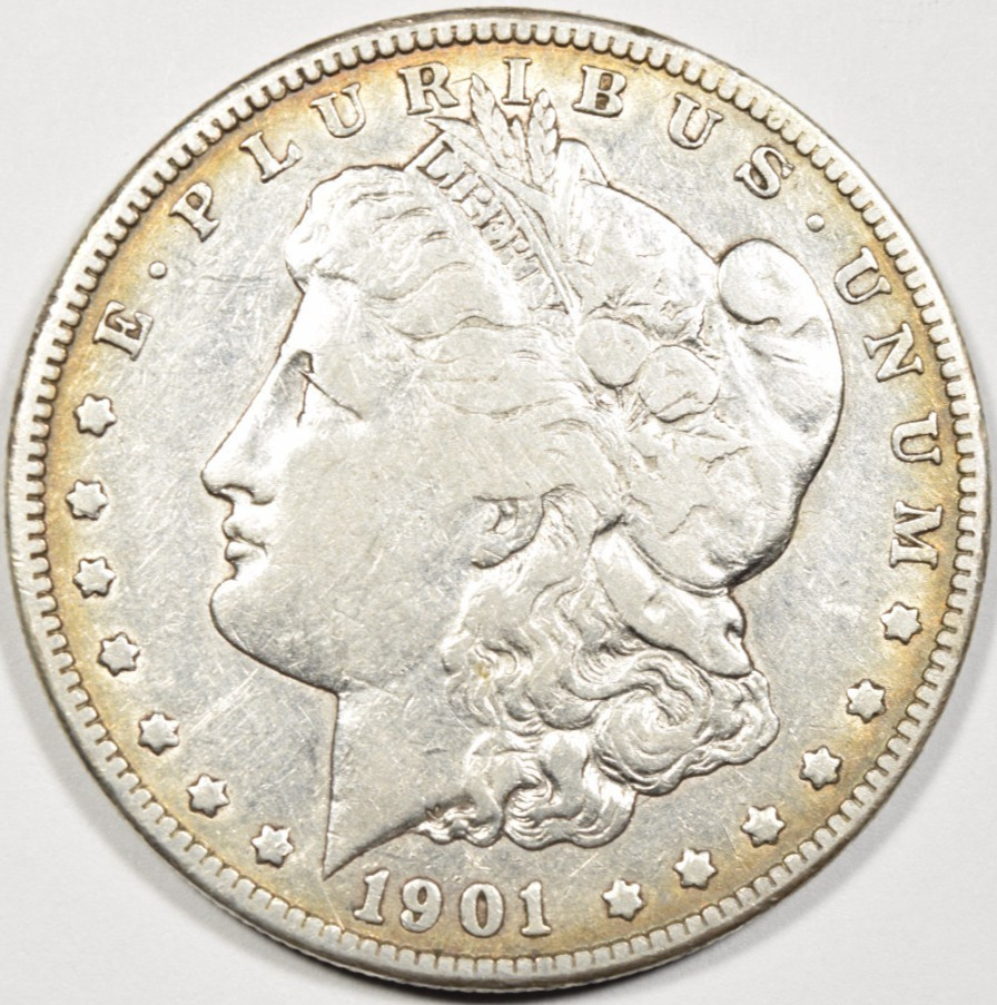 1901-S MORGAN DOLLAR ~ FINE/VF