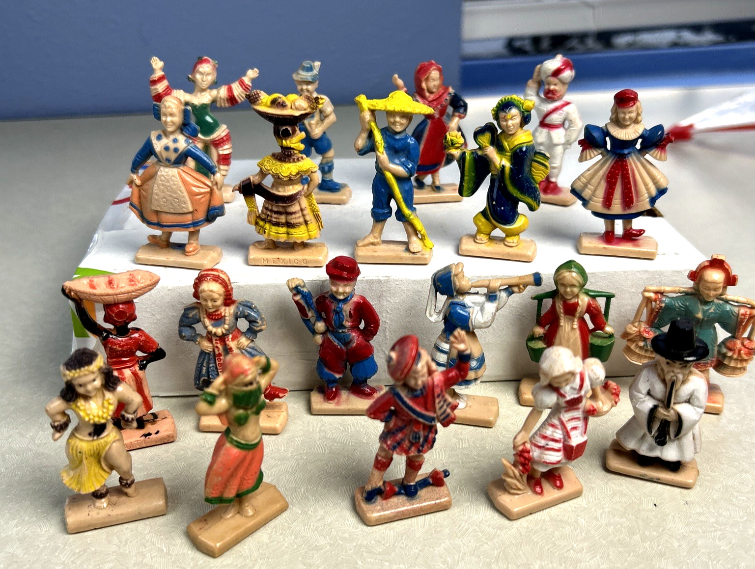 Vintage Celluloid Character lot of (20). Different countries represented.