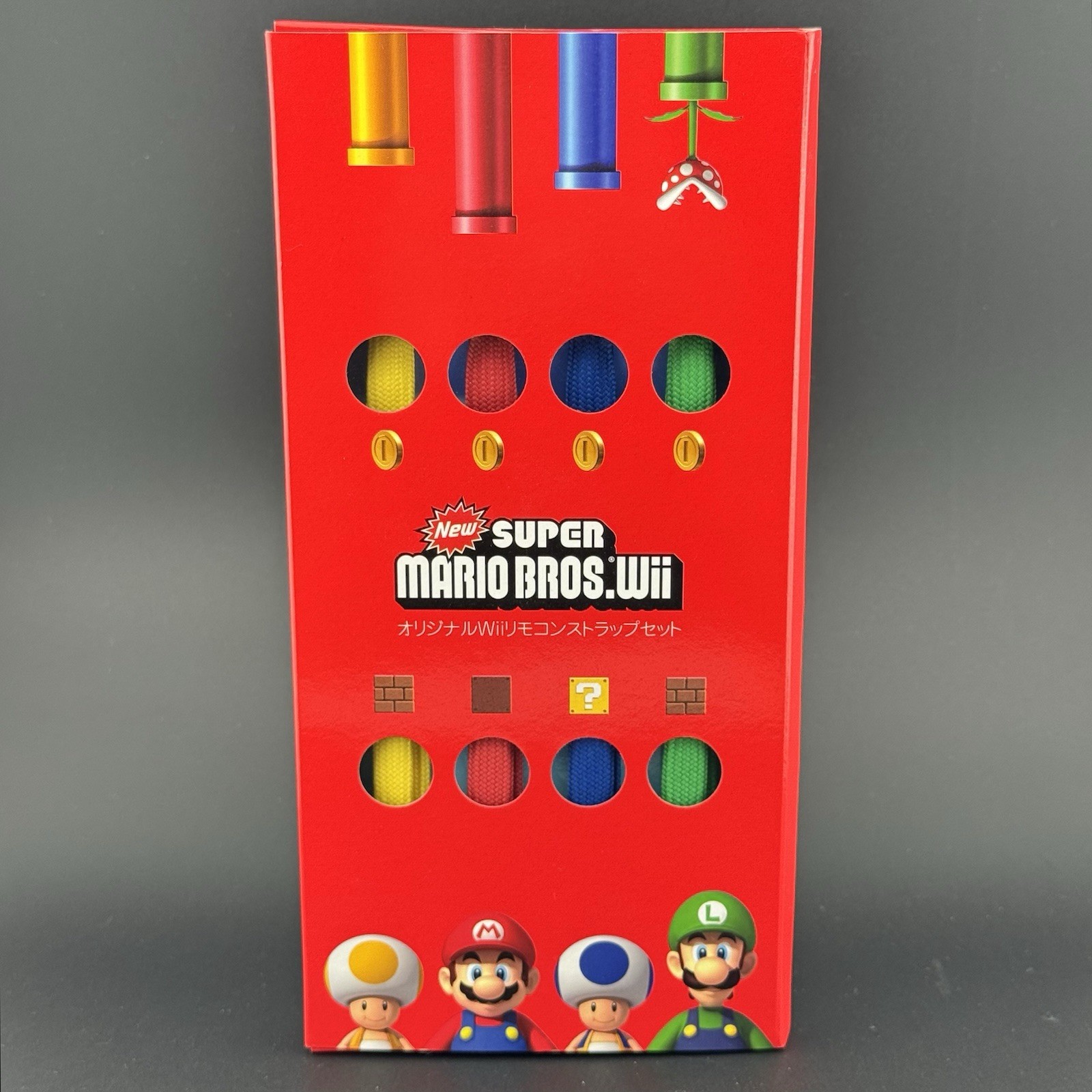 Club Nintendo New Super Mario Bros. Wii Wrist Strap Set Of 4 Japan | US SELLER 1