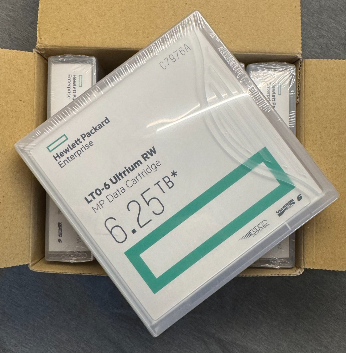 HPE LTO 6  Tape Cartridge C7976A (5 PACK) - Factory Sealed - NEW
