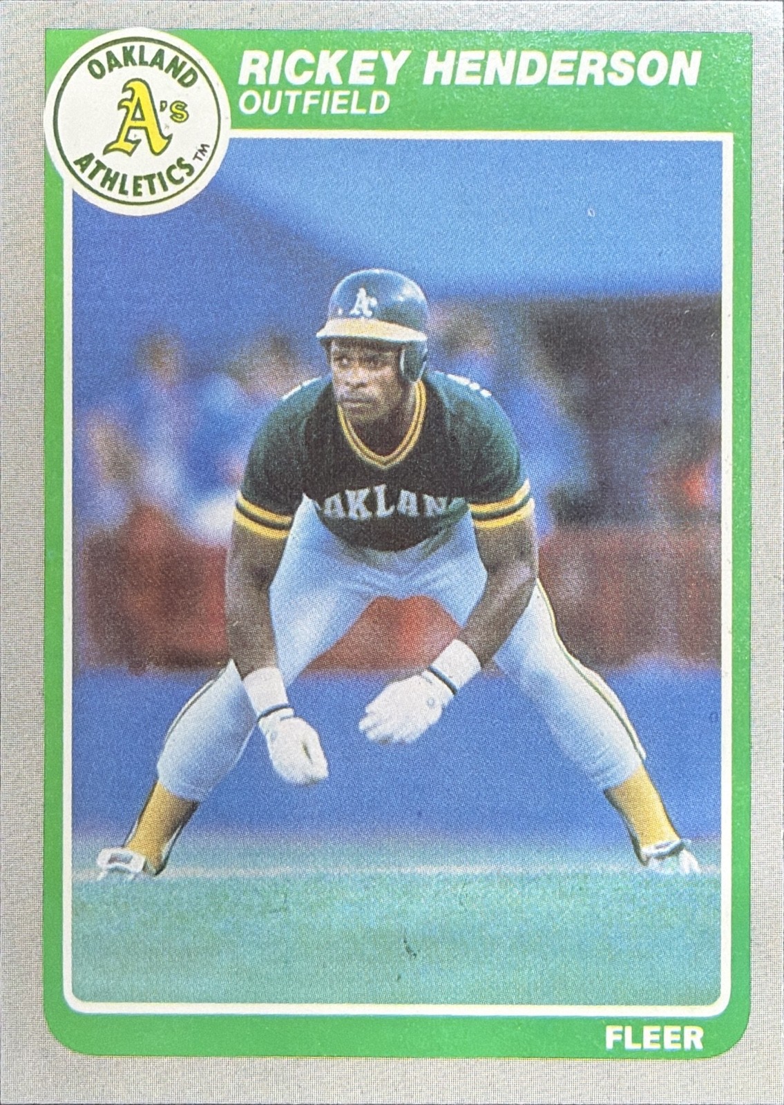 1985 Fleer - Rickey Henderson #425 Oakland Athletics NM-MINT *  *