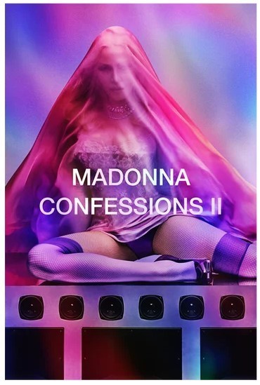 MADONNA CONFESSIONS II ALBUM COVER HOLOGRAM POSTER 18\