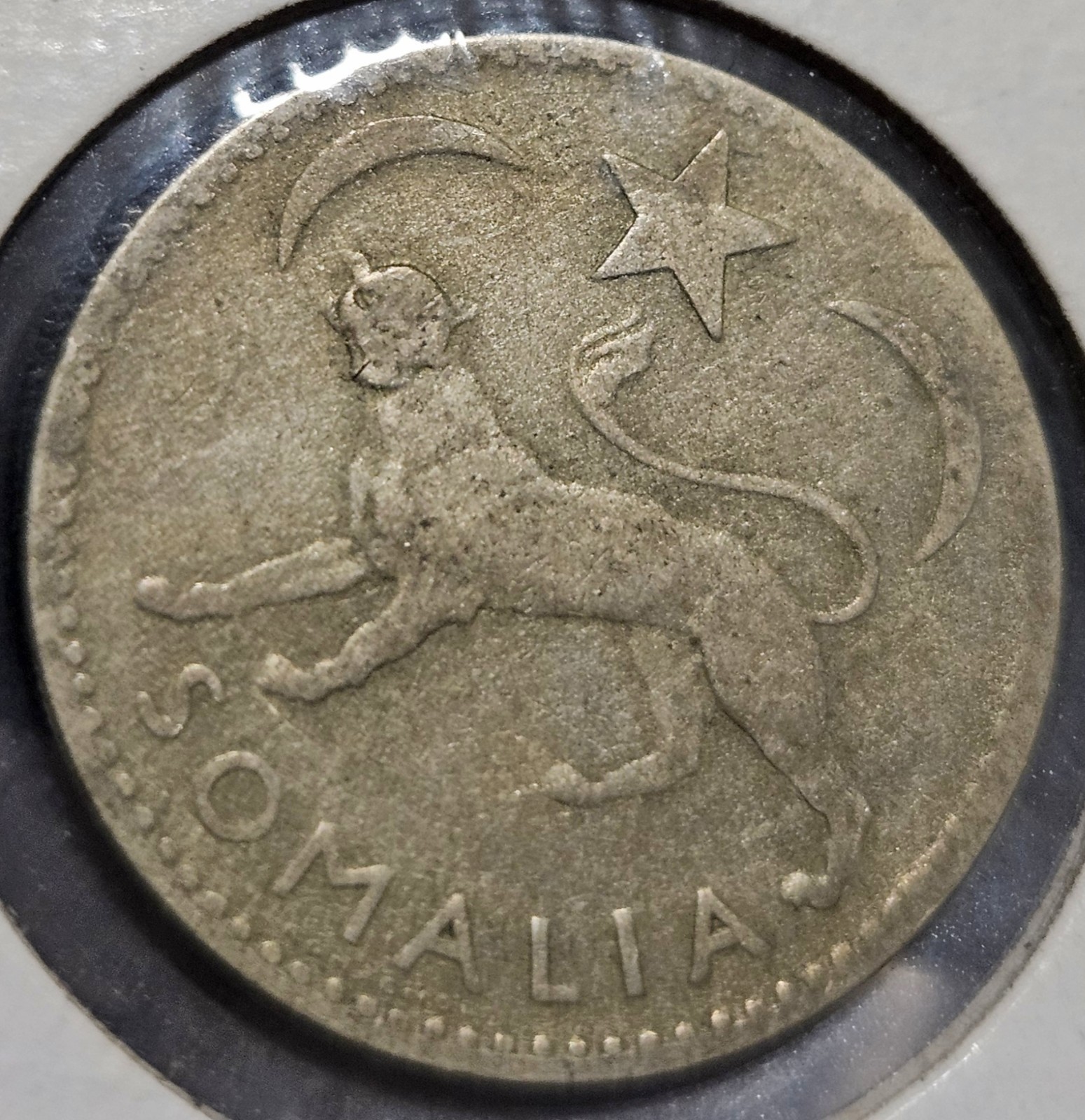 1950 Somalia 50 Centesimi Silver Coin