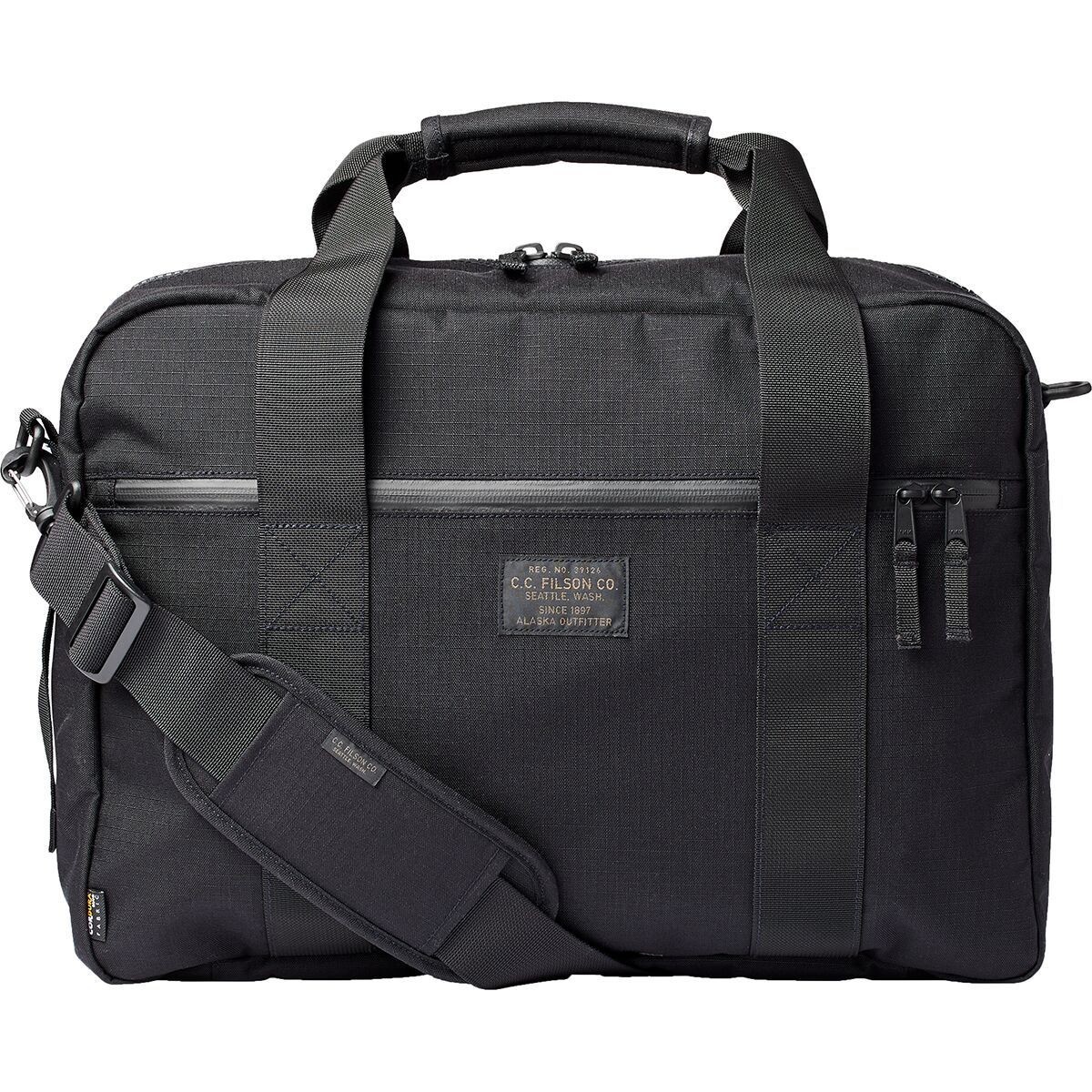 FILSON Ripstop Nylon Pullman Bag Backpack Duffel, Carry-on - Black - NEW