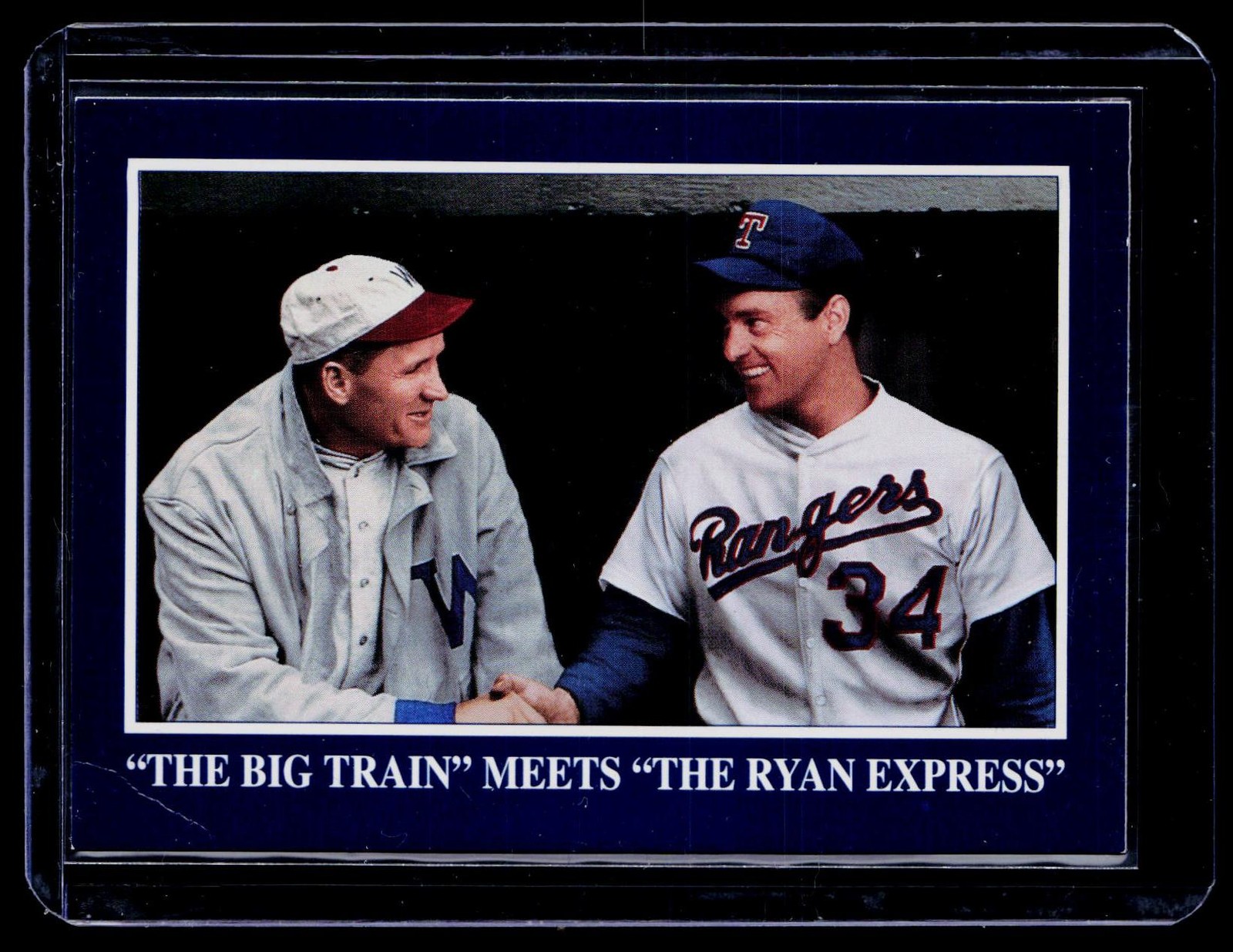 1993Conlon Collection #934 Walter Johnson/Nolan Ryan PROMO PR52000 Prototypes