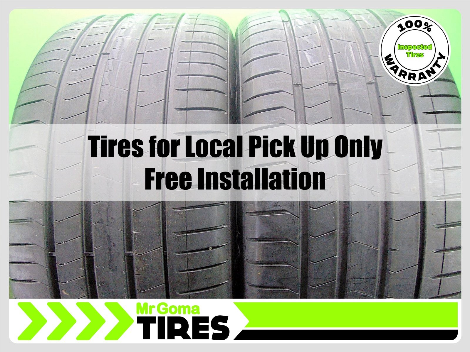 2 315/35R21 USED TIRES PIRELLI P ZERO TM PZ4 RSC RFT XL 6.8/32 TREAD 111Y