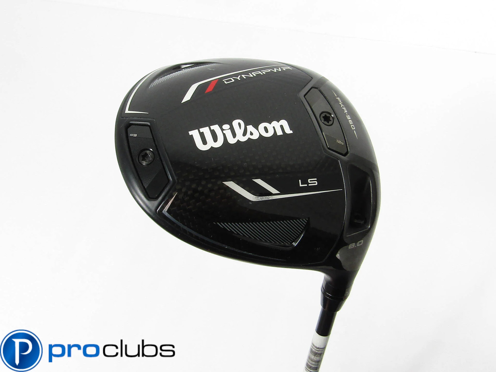 Wilson \'25 Dynapwr LS 8* Driver - Denali Black 60g 6.0 Stiff Flex 521095