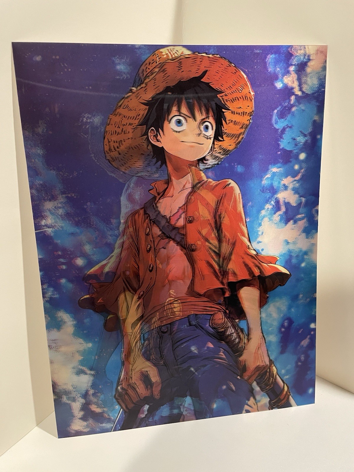 Luffy (One Piece Pirates) Anime 3D Changing Images Holographic Lenticular Poster Luffy (One Piece Pirates) Anime 3D Changing Images Holographic Lenticular Poster