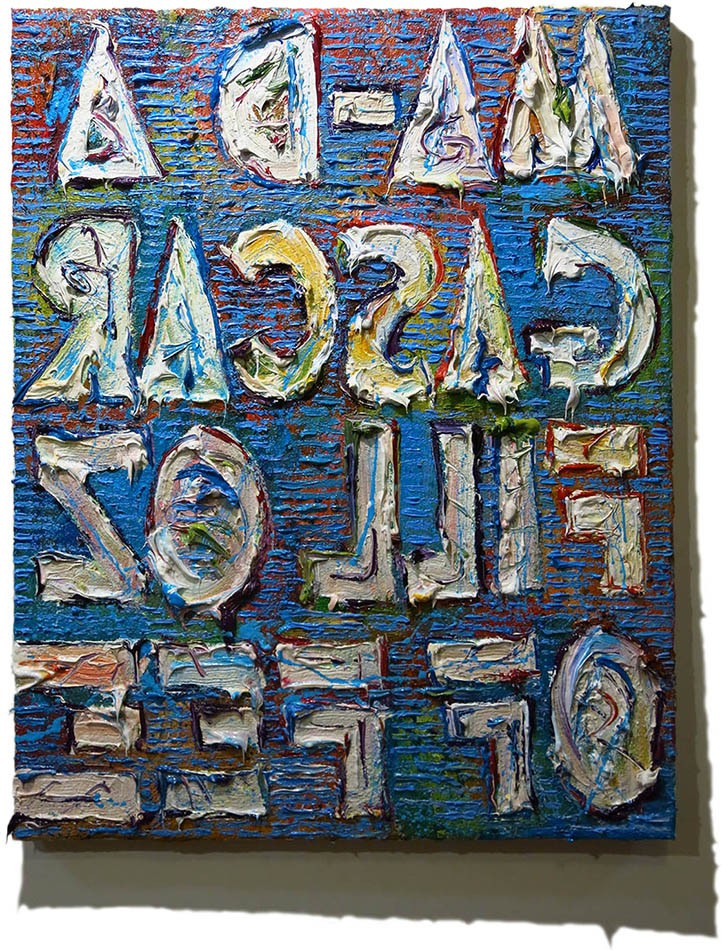 MODERN█ORIGINAL OIL█PAINTING VINTAGE OUTSIDER MODERN█ART URBAN GRAfFITI UNIQUE█A