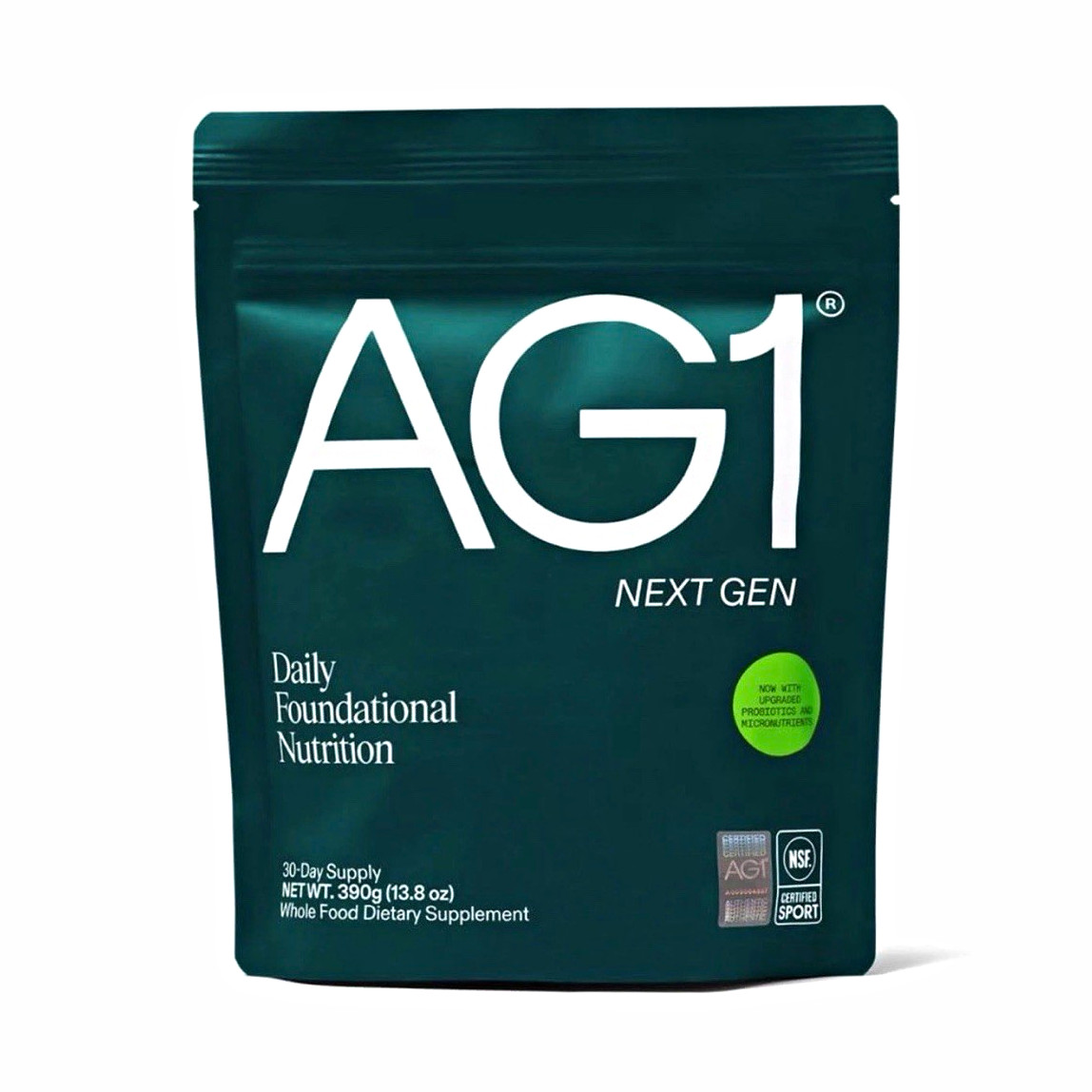 AG1 Next Gen Daily Nutrition Powder  NSF Sport 30-Day 13.8 oz