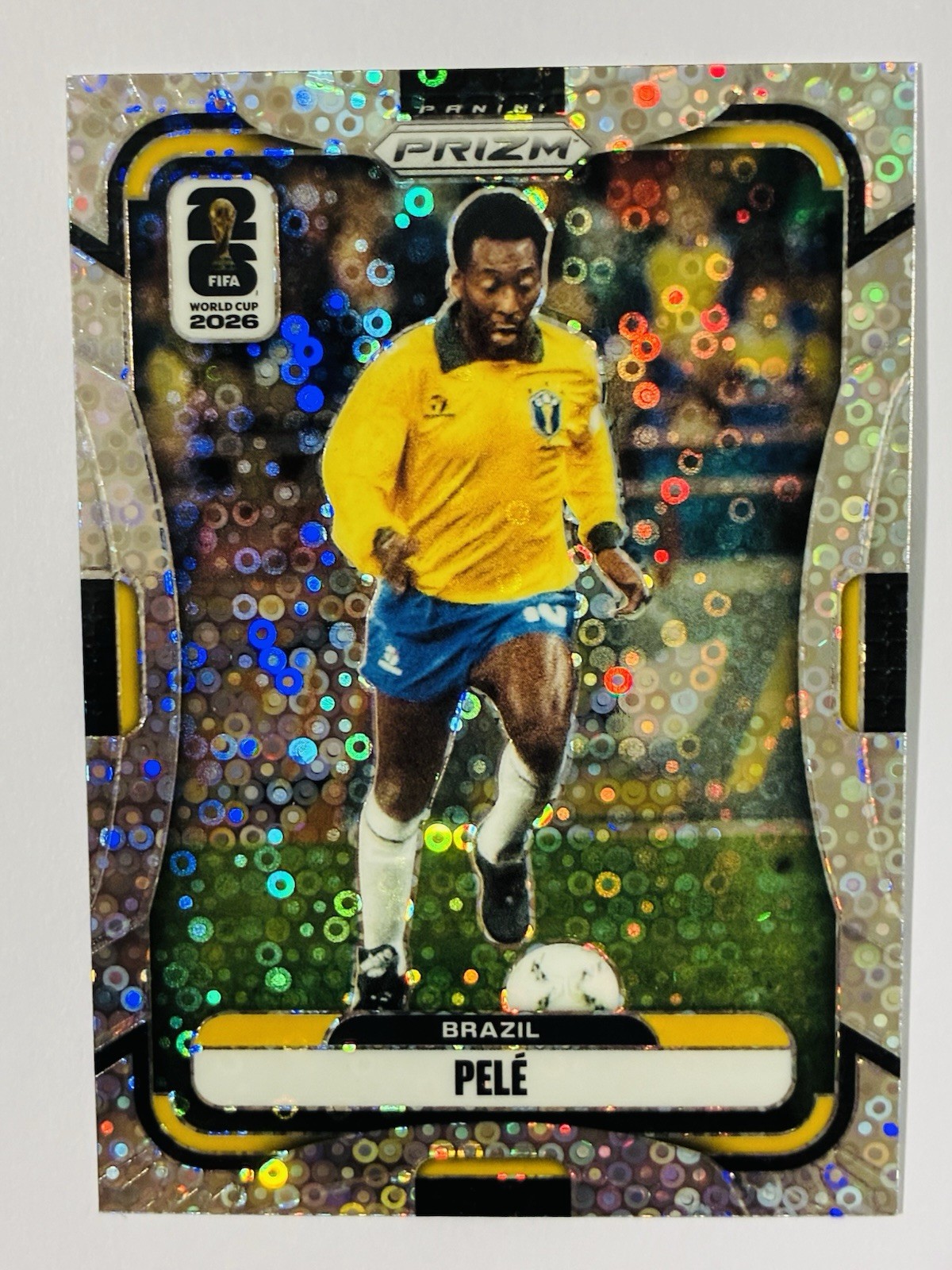 2026 Panini Prizm FIFA World Cup  Pele Disco Prizm #96 Brazil