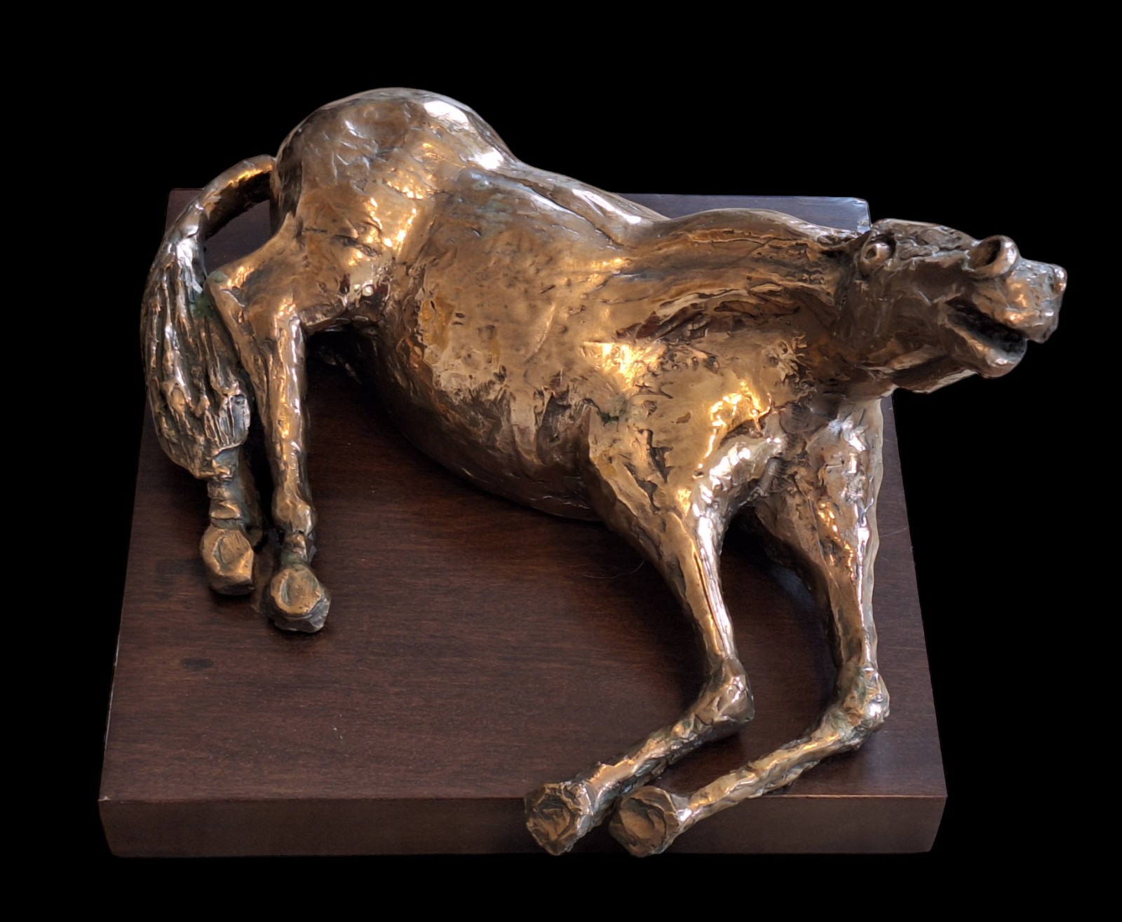 Bruno Cassinari Large Bronze Sculpture Vintage Horse Signed Numbered Multiple