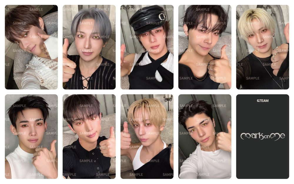 &TEAM Mark on Me KR 2nd Mini Album JAPAN POB weverse USMJ TWR Official Photocard &TEAM Mark on Me KR 2nd Mini Album JAPAN POB weverse USMJ TWR Official Photocard