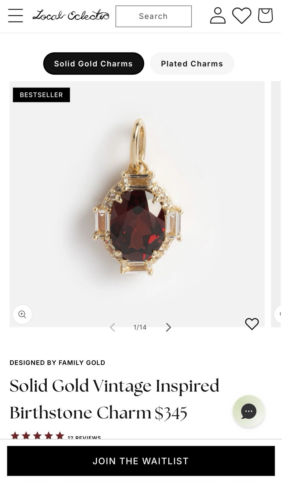 Local Eclectic 9k Solid Yellow Gold Vintage Inspired Garnet Pendant, $345, EUC Local Eclectic 9k Solid Yellow Gold Vintage Inspired Garnet Pendant, $345, EUC