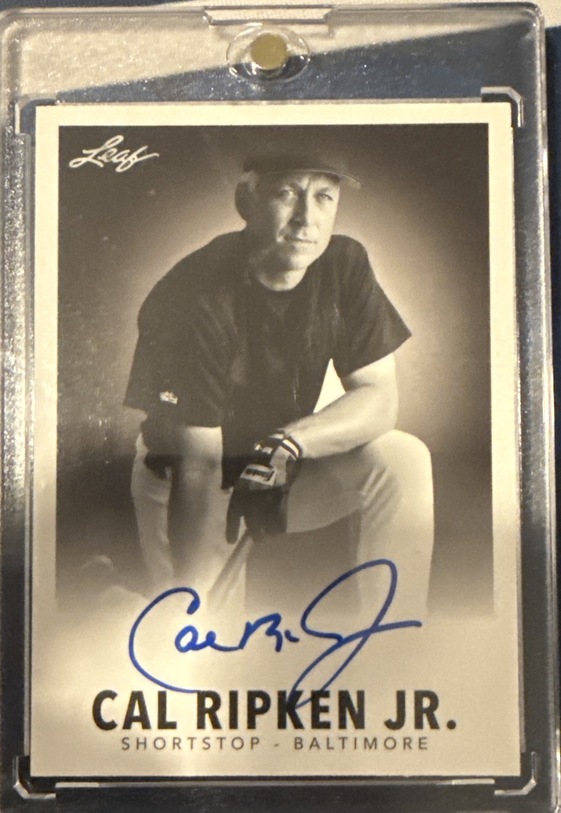 2013 Leaf Memories - 1960 Leaf Signatures Cal Ripken #CR1 (AU)