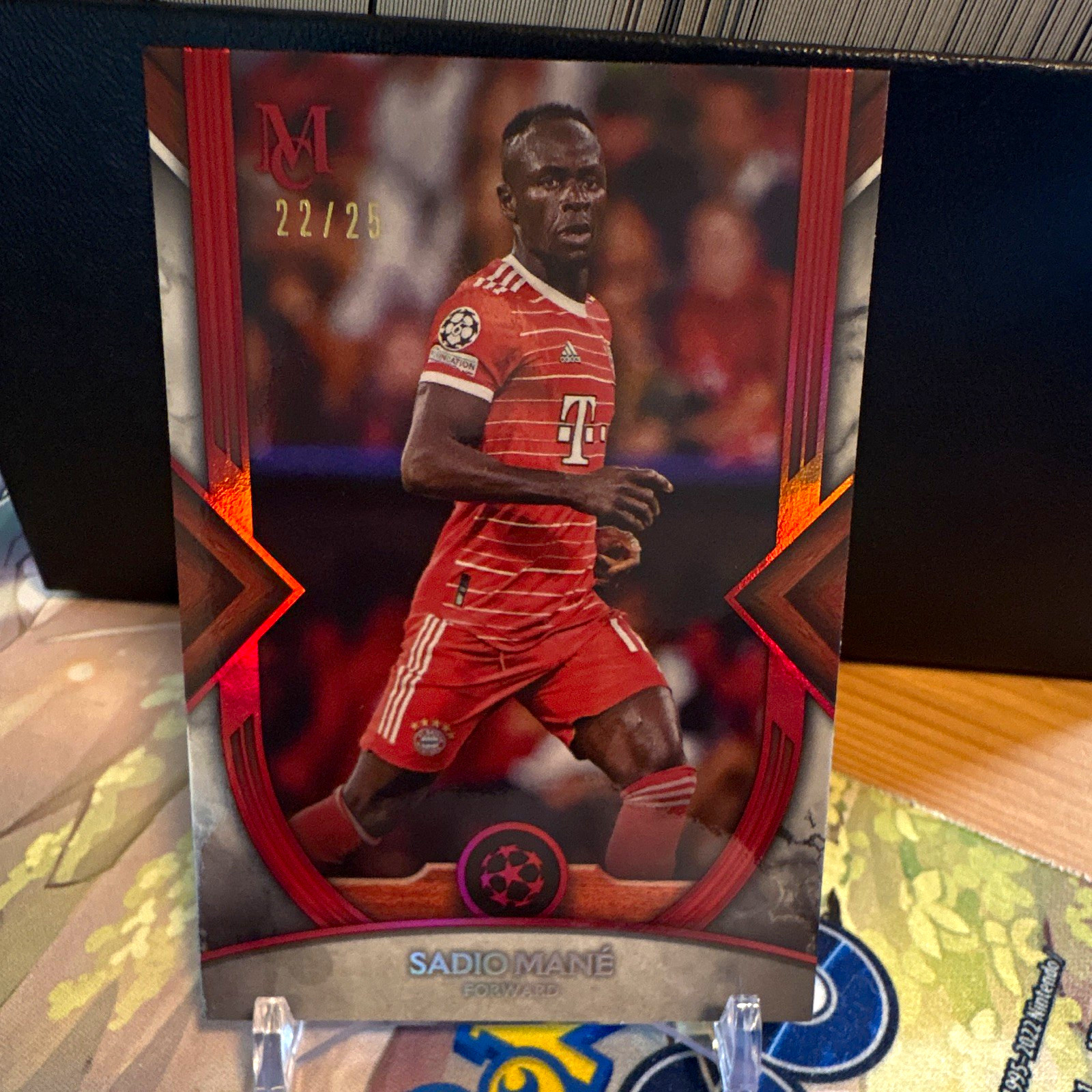 2022-23 Topps Museum Collection UCL - Sadio Mané FC Bayern #17 Ruby /25 2022-23 Topps Museum Collection UCL - Sadio Mané FC Bayern #17 Ruby /25