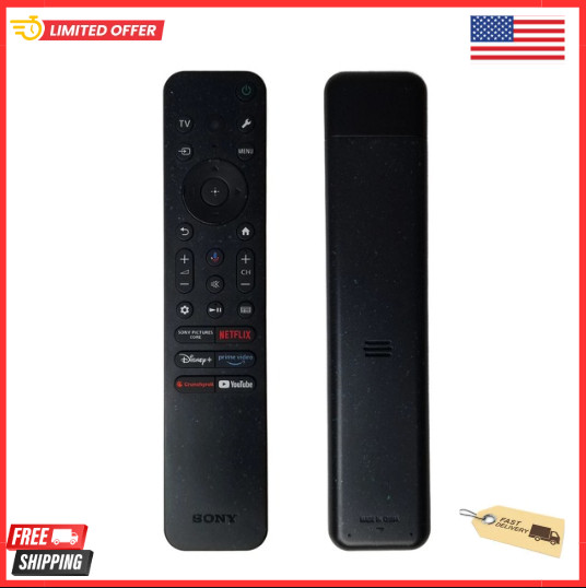 Genuine Sony RMF-TX920U Rechargeable Voice Remote for XR90 XR80 K-65XR90