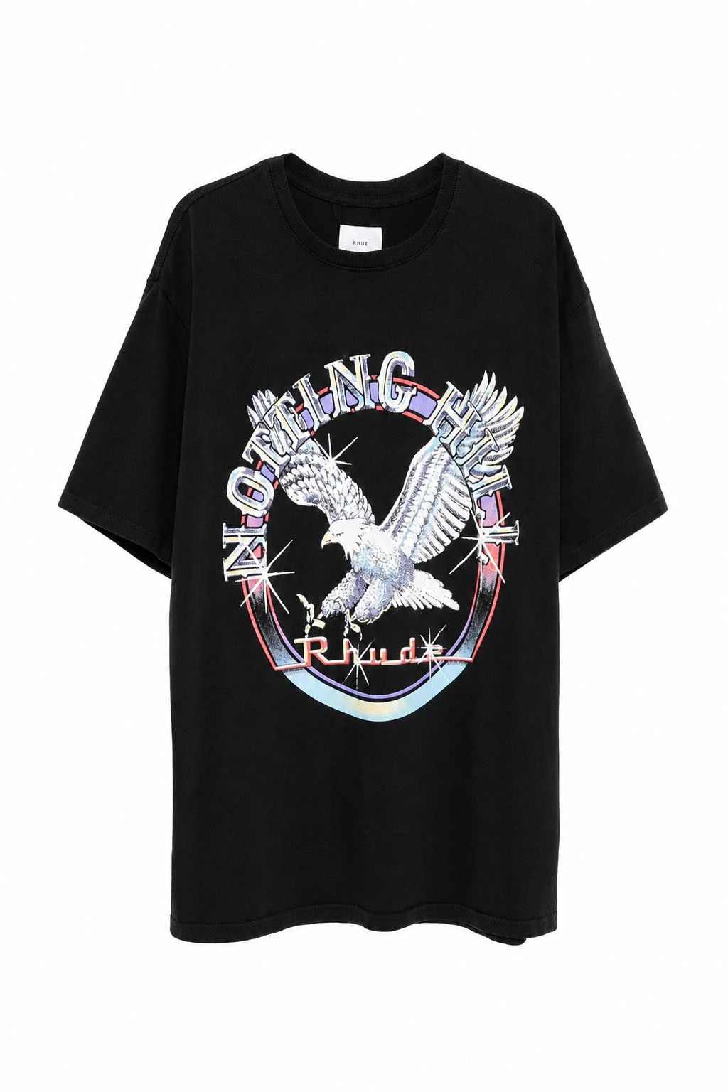 Rhude Black Notting Hill Eagle T-Shirt RRP £275